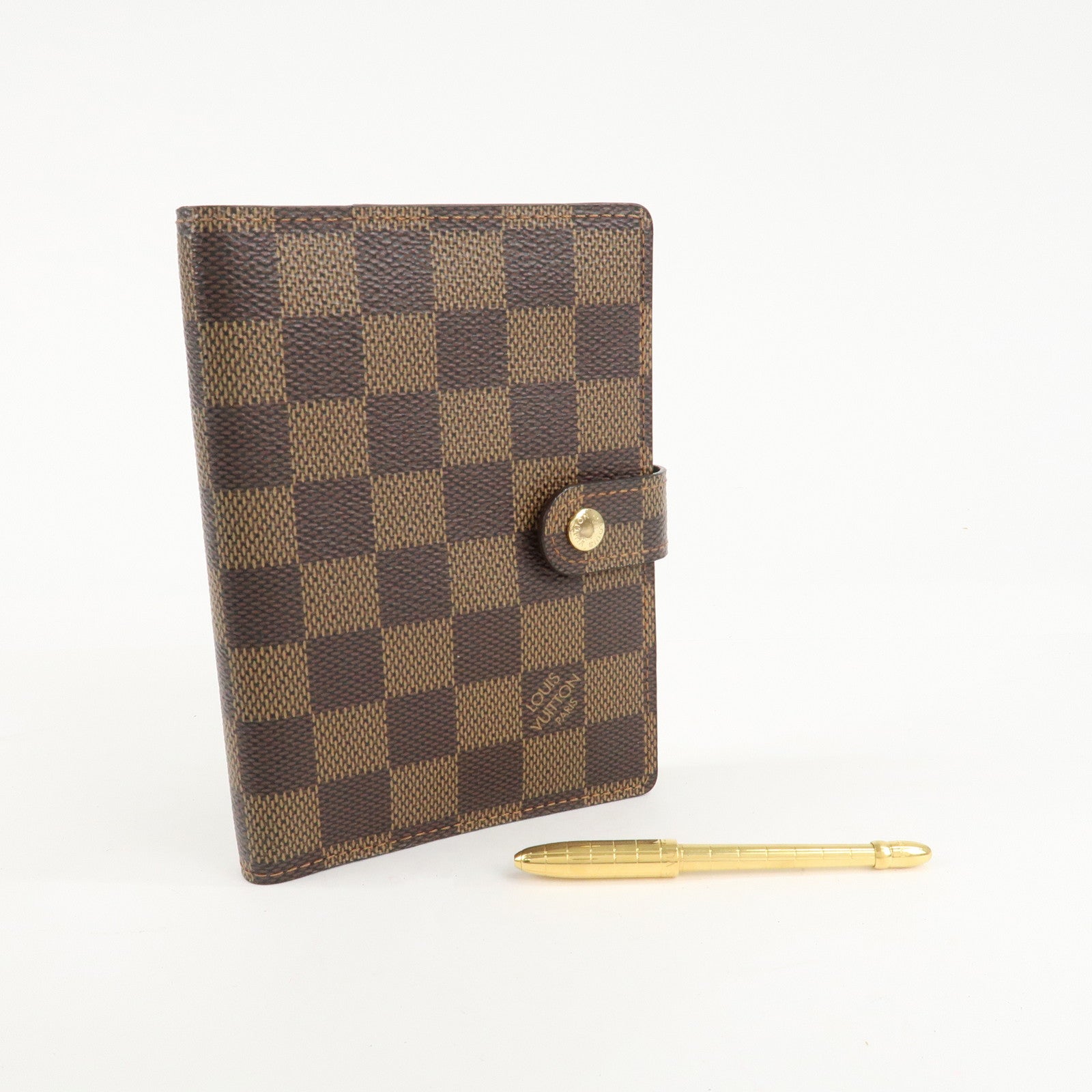 Louis Vuitton Damier Agenda PM Planner Cover Stilo R20070 N75007 Used