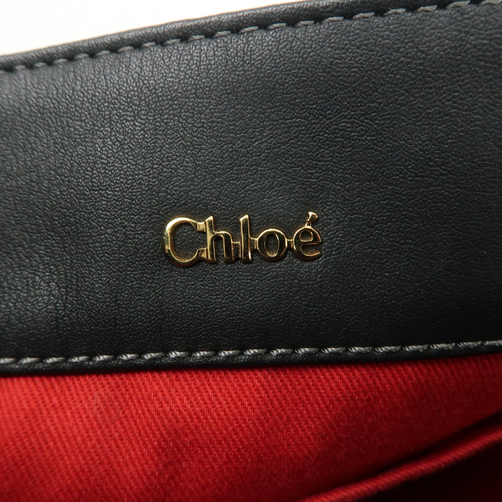 Chloe Leather Eden Tassel Shoulder Bag Black 01-11-62