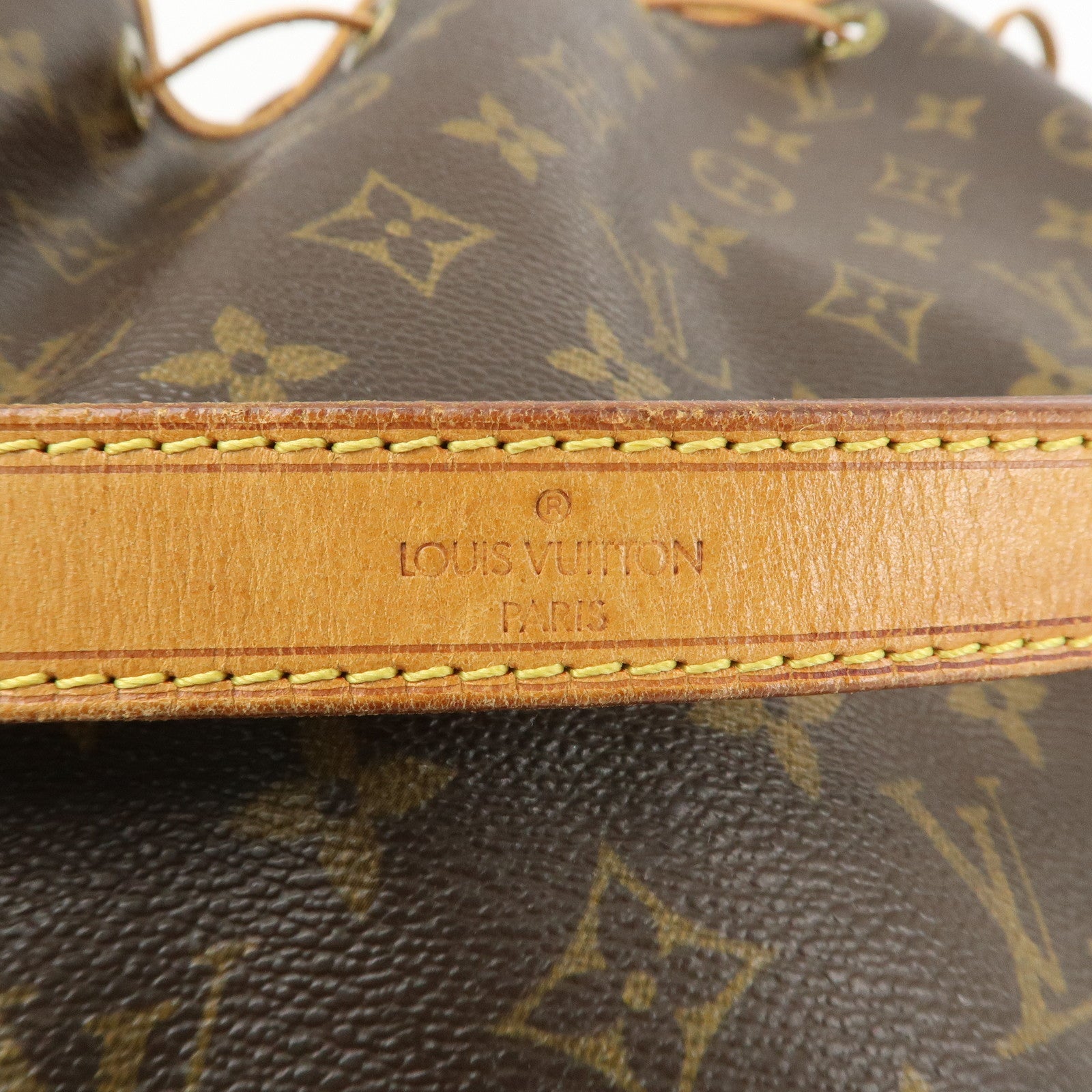 Louis Vuitton Monogram Petit Noe Shoulder Bag Brown M42226 Used