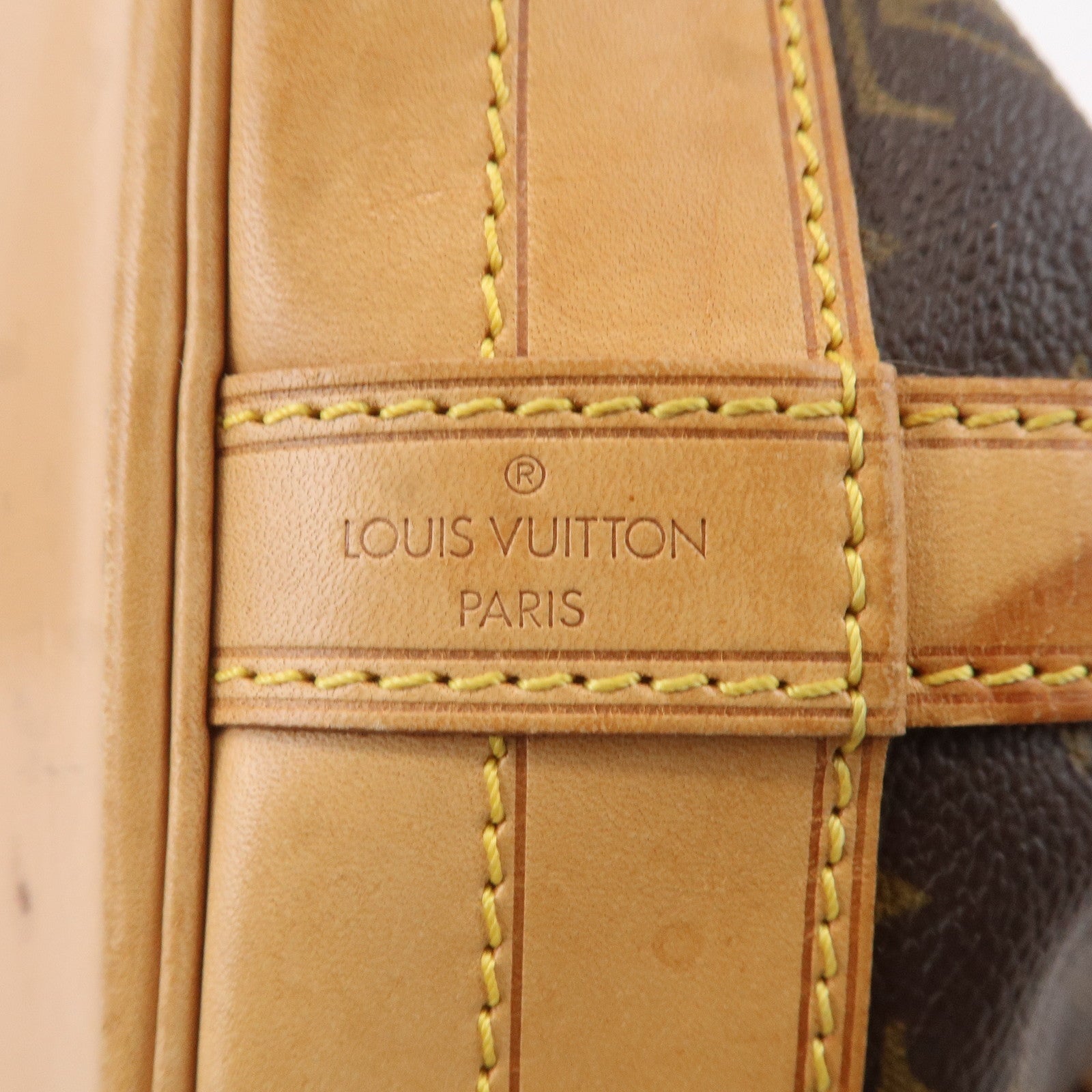 Louis Vuitton Monogram Noe Shoulder Bag Hand Bag Brown M42224