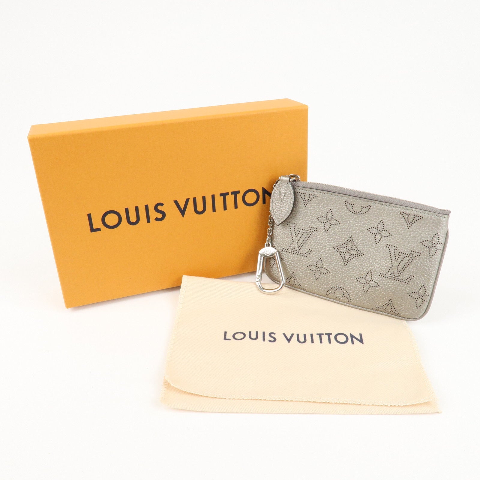 Louis Vuitton Monogram Mahina Pochette Cles Coin Case M81704 Used