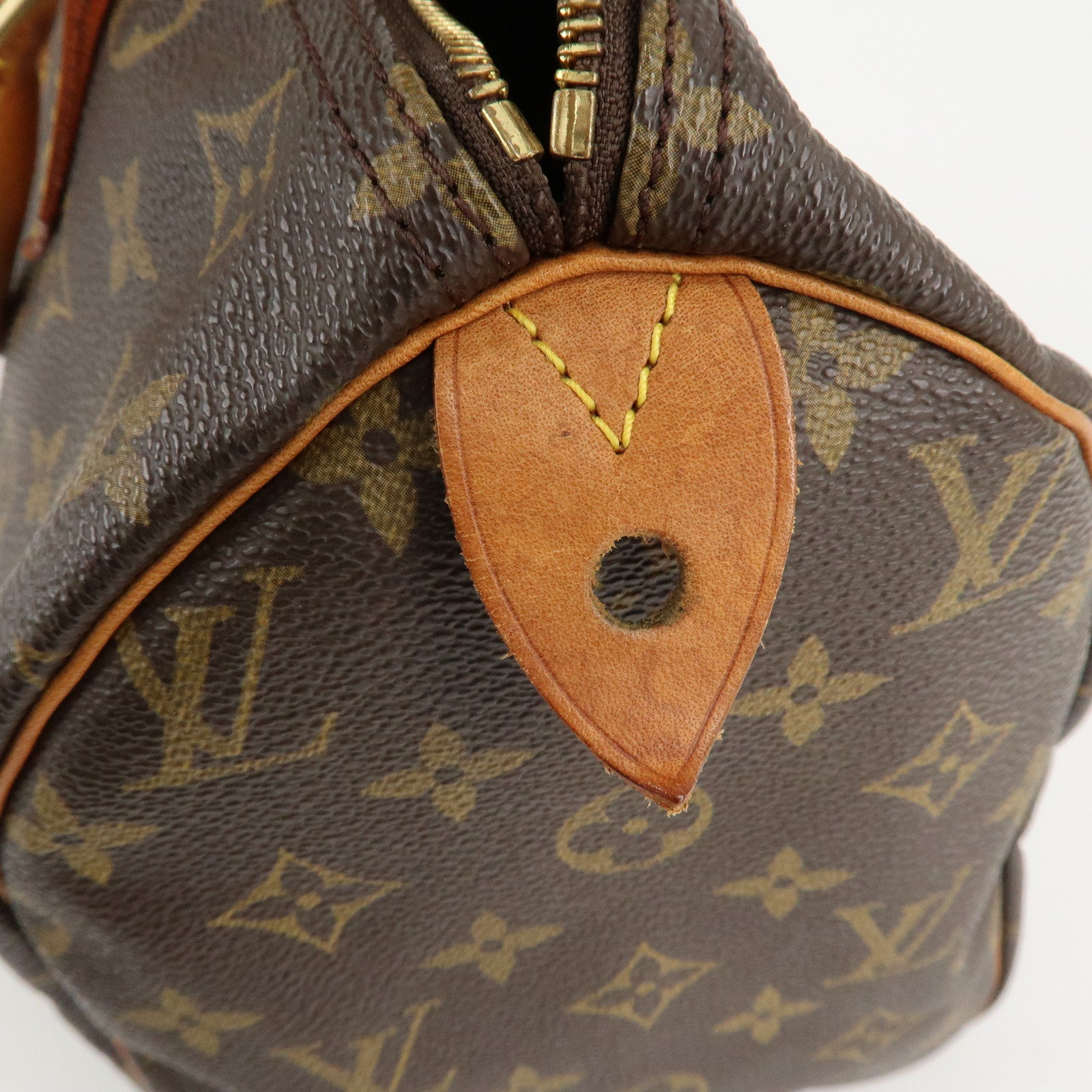 Louis Vuitton Monogram Speedy 30 Hand Bag Boston Bag M41526 Used