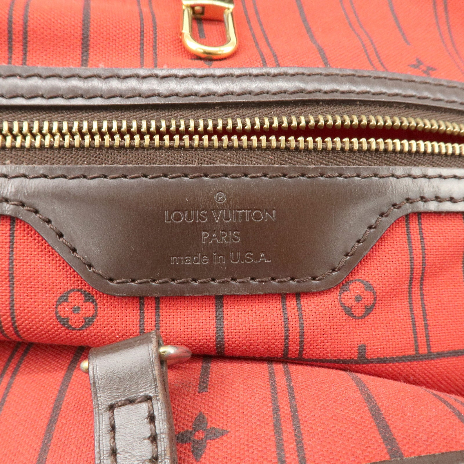 Louis Vuitton Damier Neverfull GM Tote Bag Shoulder Bag N41357 Used