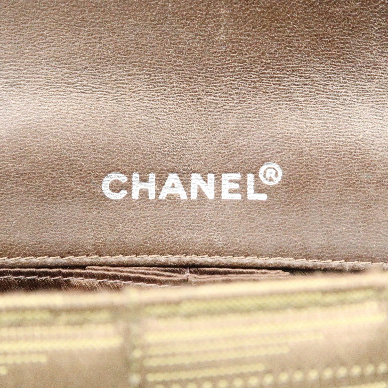 CHANEL New Travel Line Chocolate Bar Nylon Jacquard Bag A15316 Used