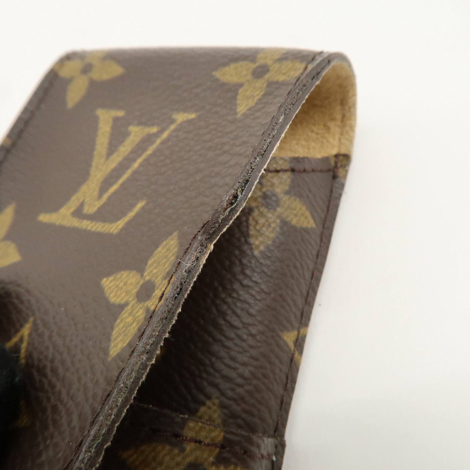 Louis Vuitton Monogram Set of 2 etui stylo Pen Case Brown M62990