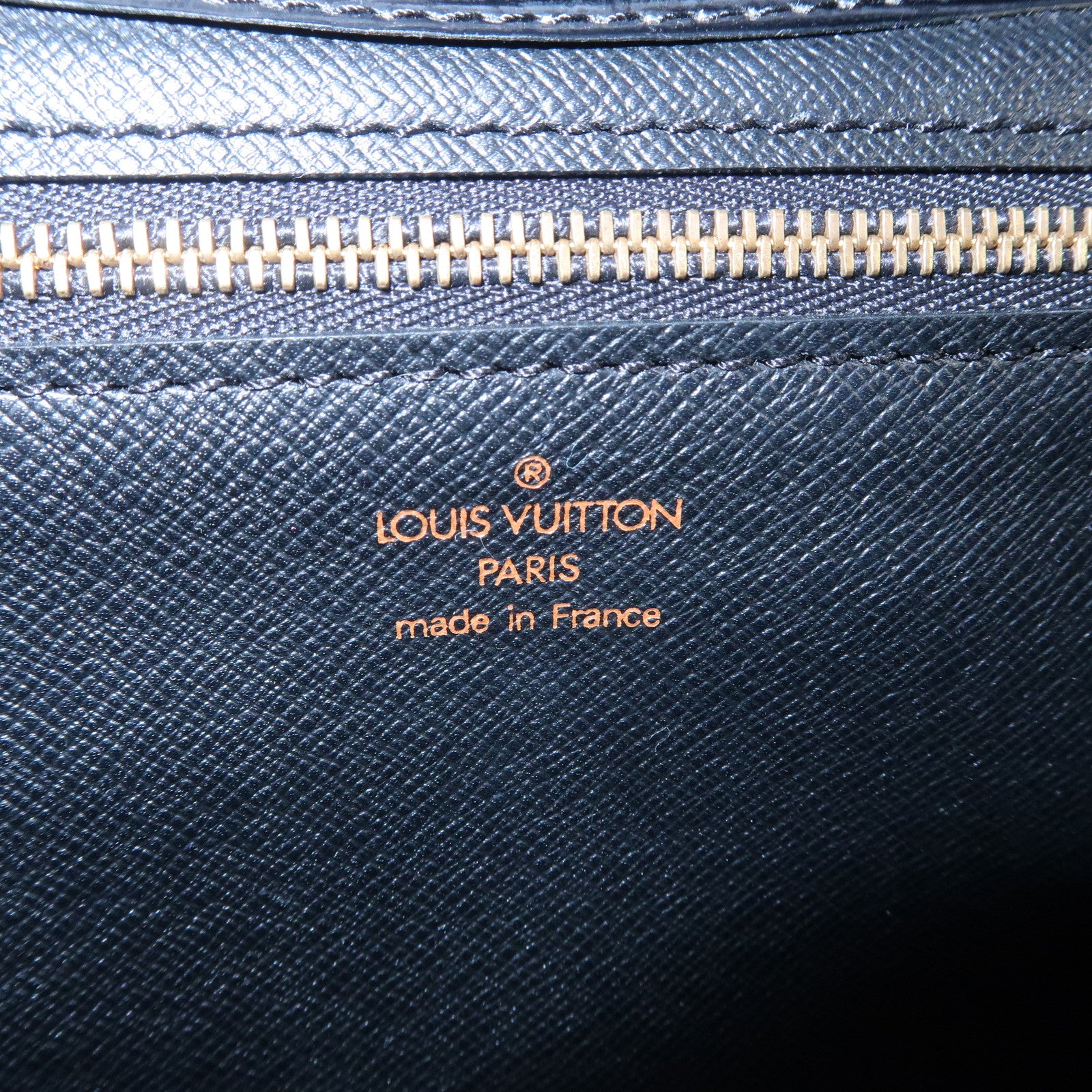 Louis Vuitton Epi Montaigne 27 Clutch Bag Noir M52652 Used