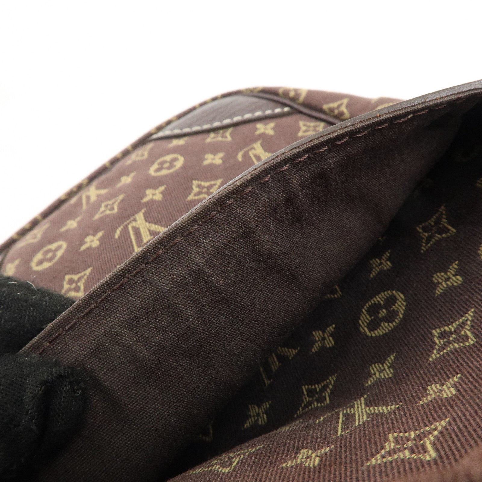 Louis Vuitton Monogram Mini Lin Danube Shoulder Bag Brown M95228