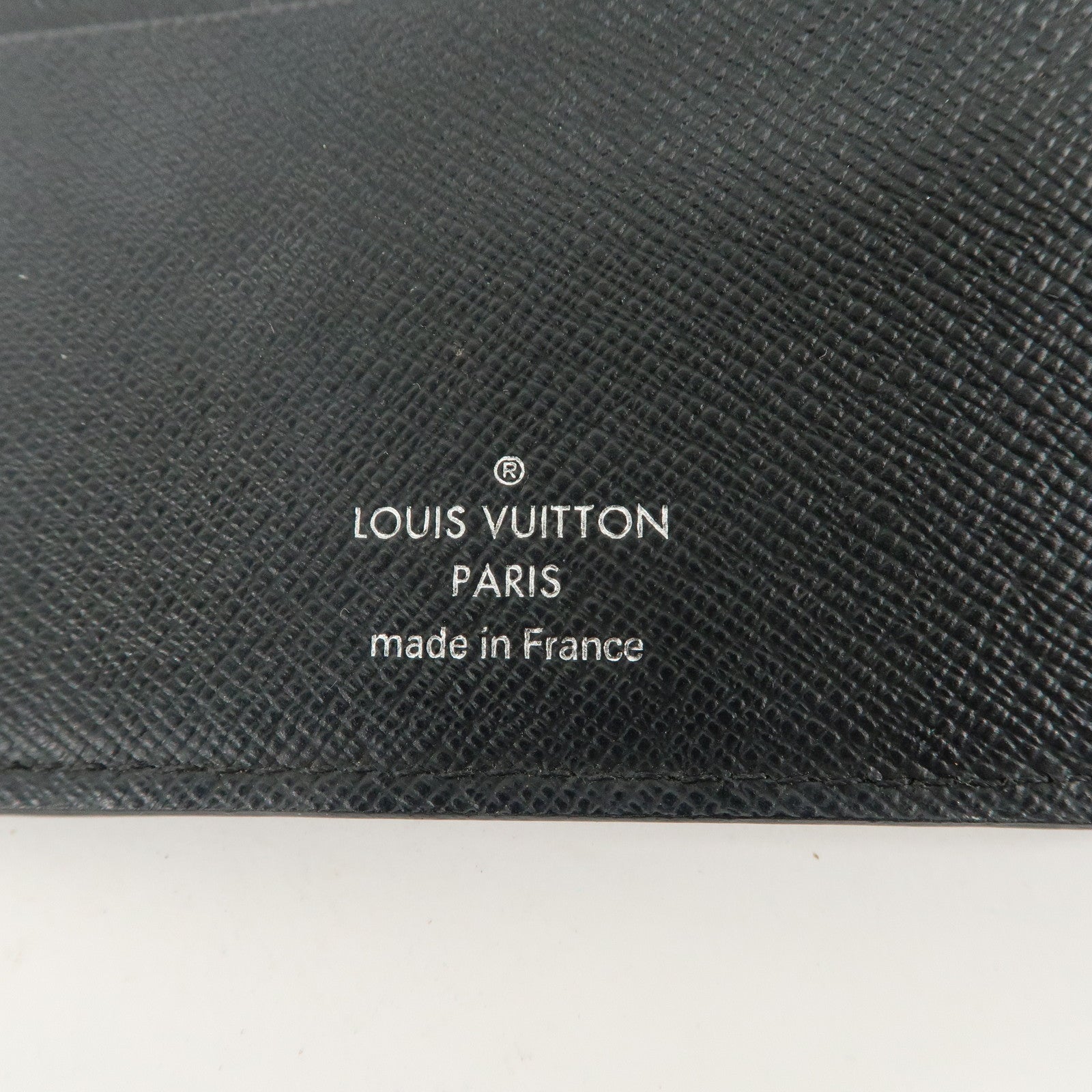 Louis Vuitton Epi Leather Agenda MM Planner Cover Noir R20042 Used