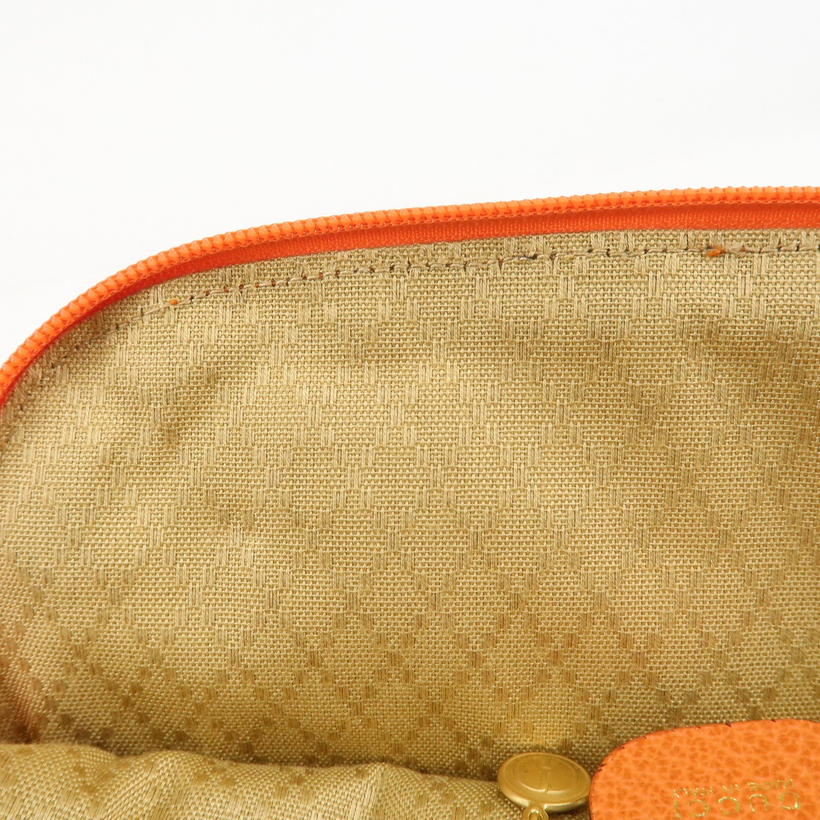 GUCCI Bamboo Suede Leather 2WAY Bag Orange 000.2296.0290