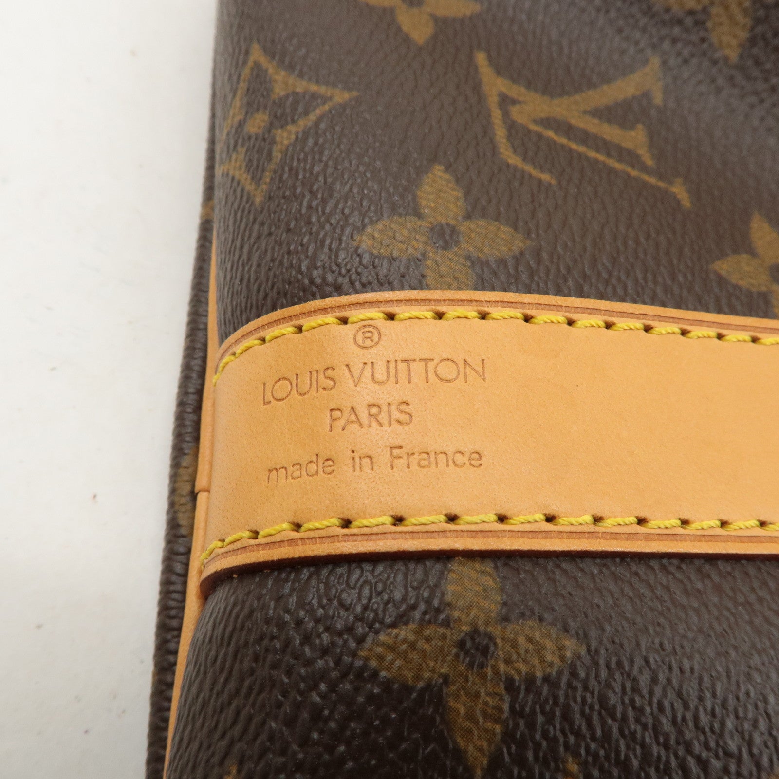 Louis Vuitton Monogram Keep All Bandouliere 45 Boston Bag M41418