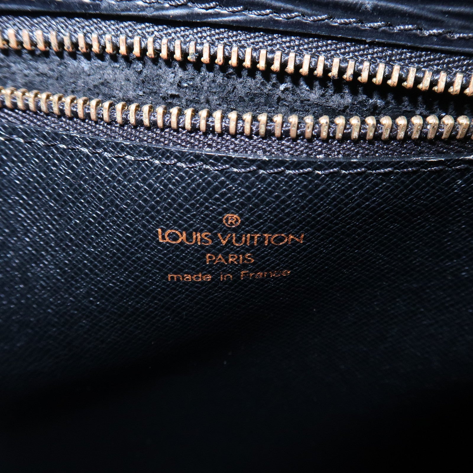 Louis Vuitton Epi Saint Cloud Shoulder Bag Black Noir M52192 Used