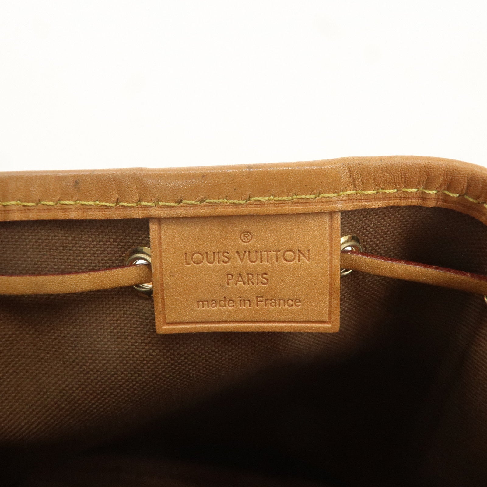 Louis Vuitton Monogram Nano Noe Shoulder Bag Brown M41346