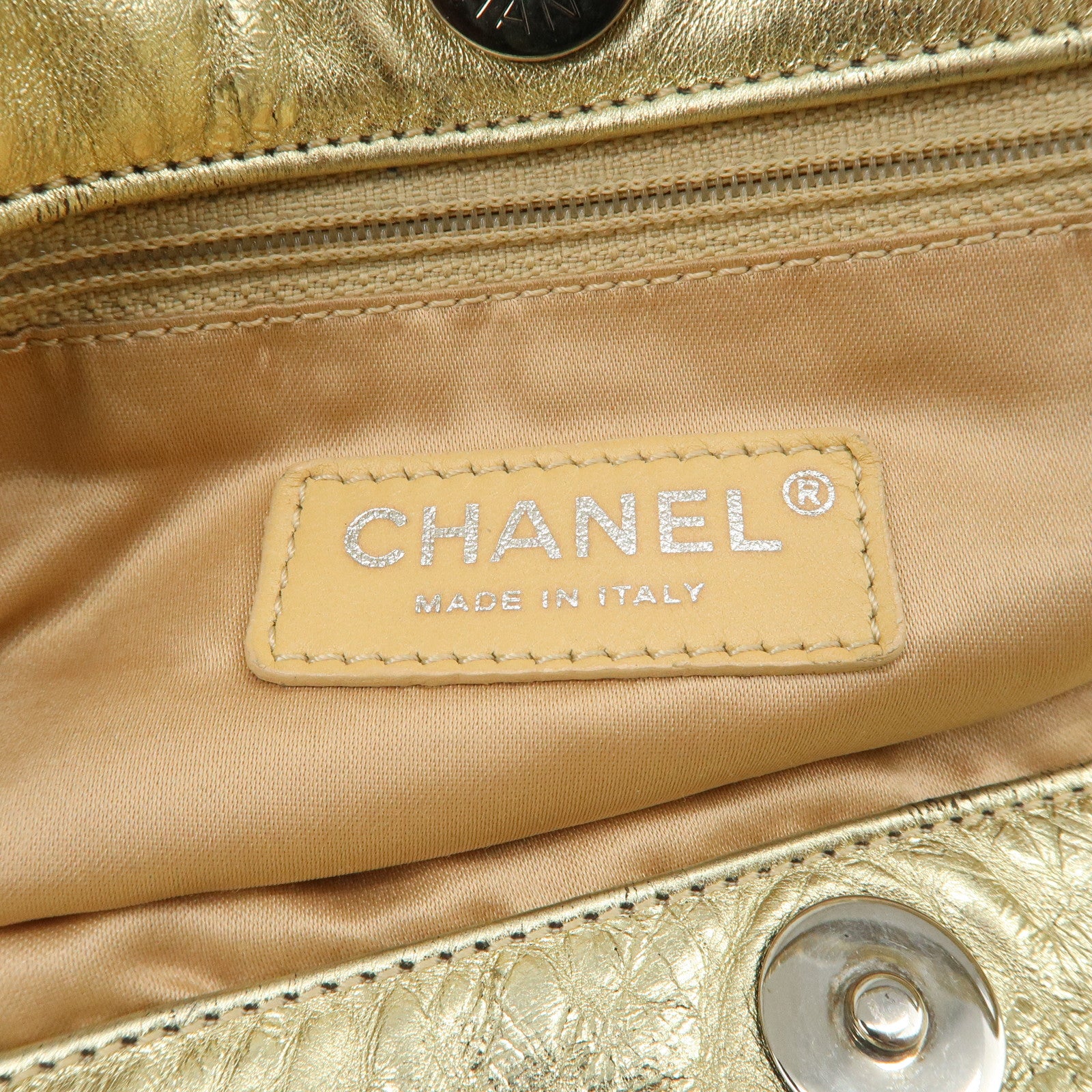 CHANEL COCO Mark Leather Big Gradation Shoulder Bag