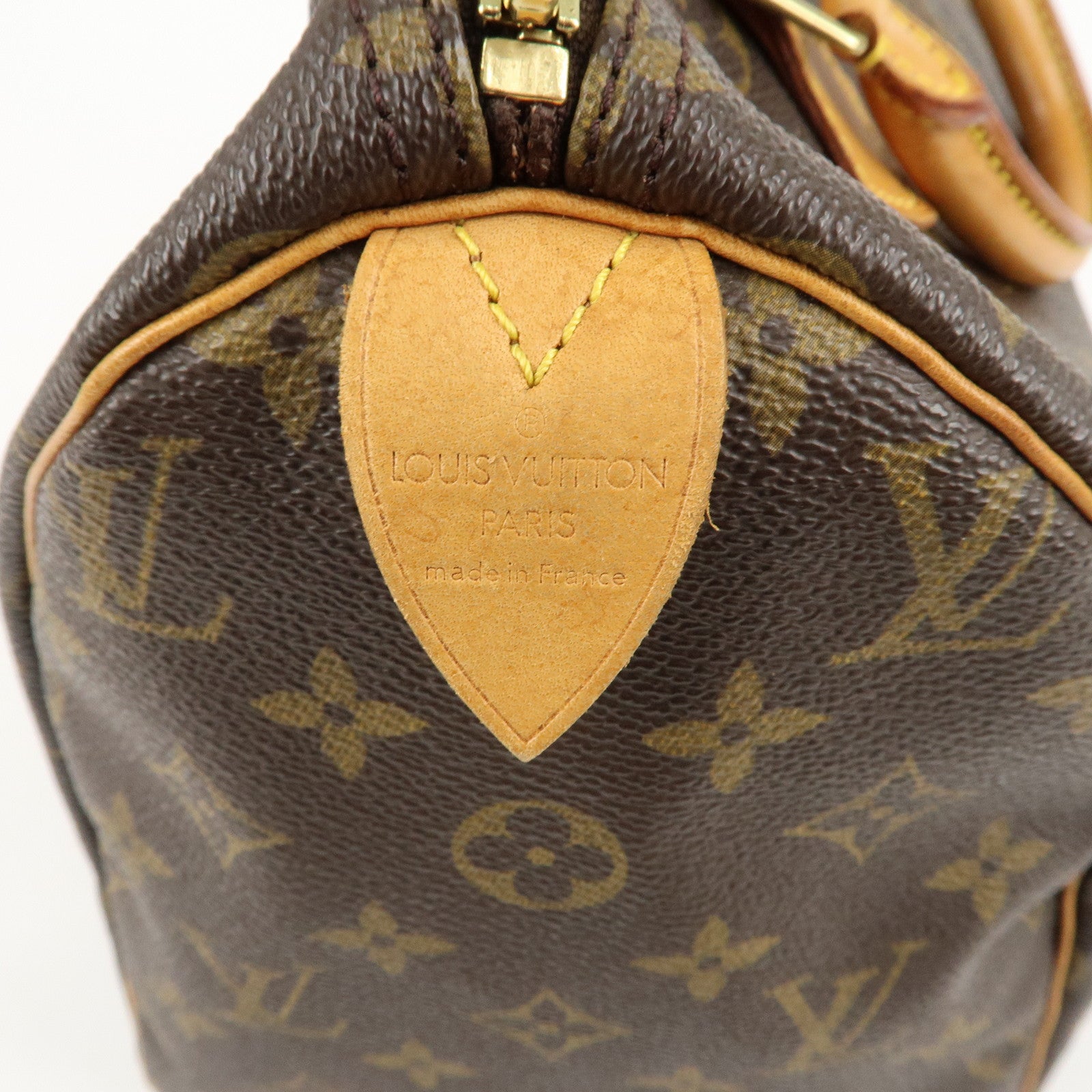 Louis Vuitton Monogram Speedy 30 Hand Bag Boston Bag M41526 Used