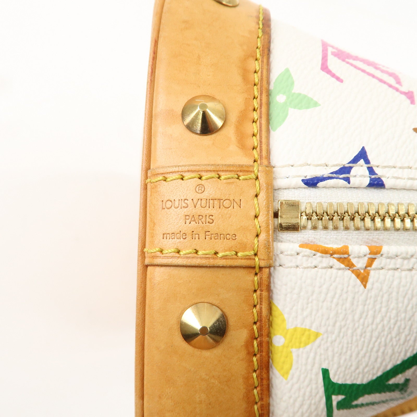 Louis Vuitton Monogram Multi Color Alma PM Hand Bag Blanc M92647