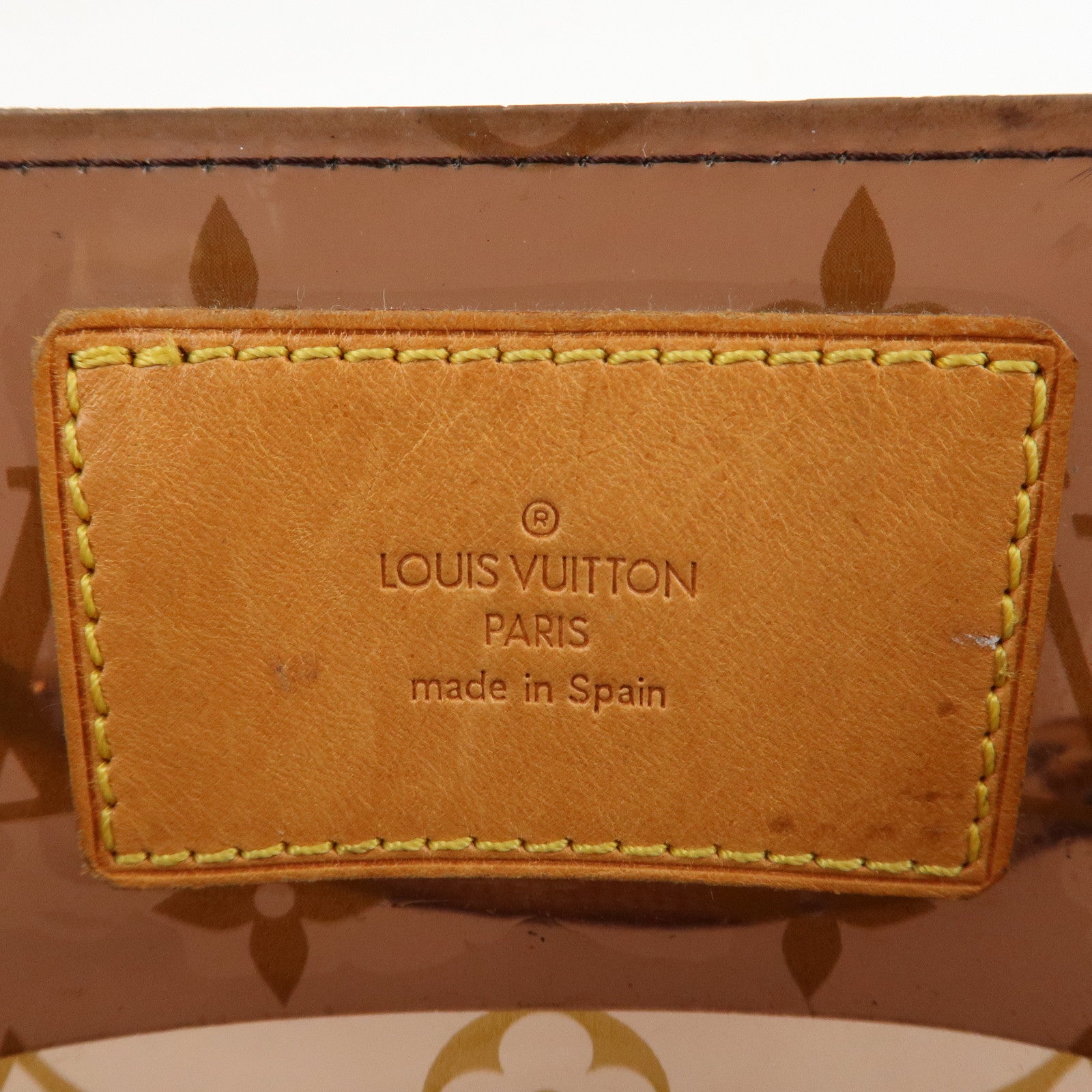 Louis Vuitton Monogram Vinyl Cabas Ambre MM Tote Bag M92501