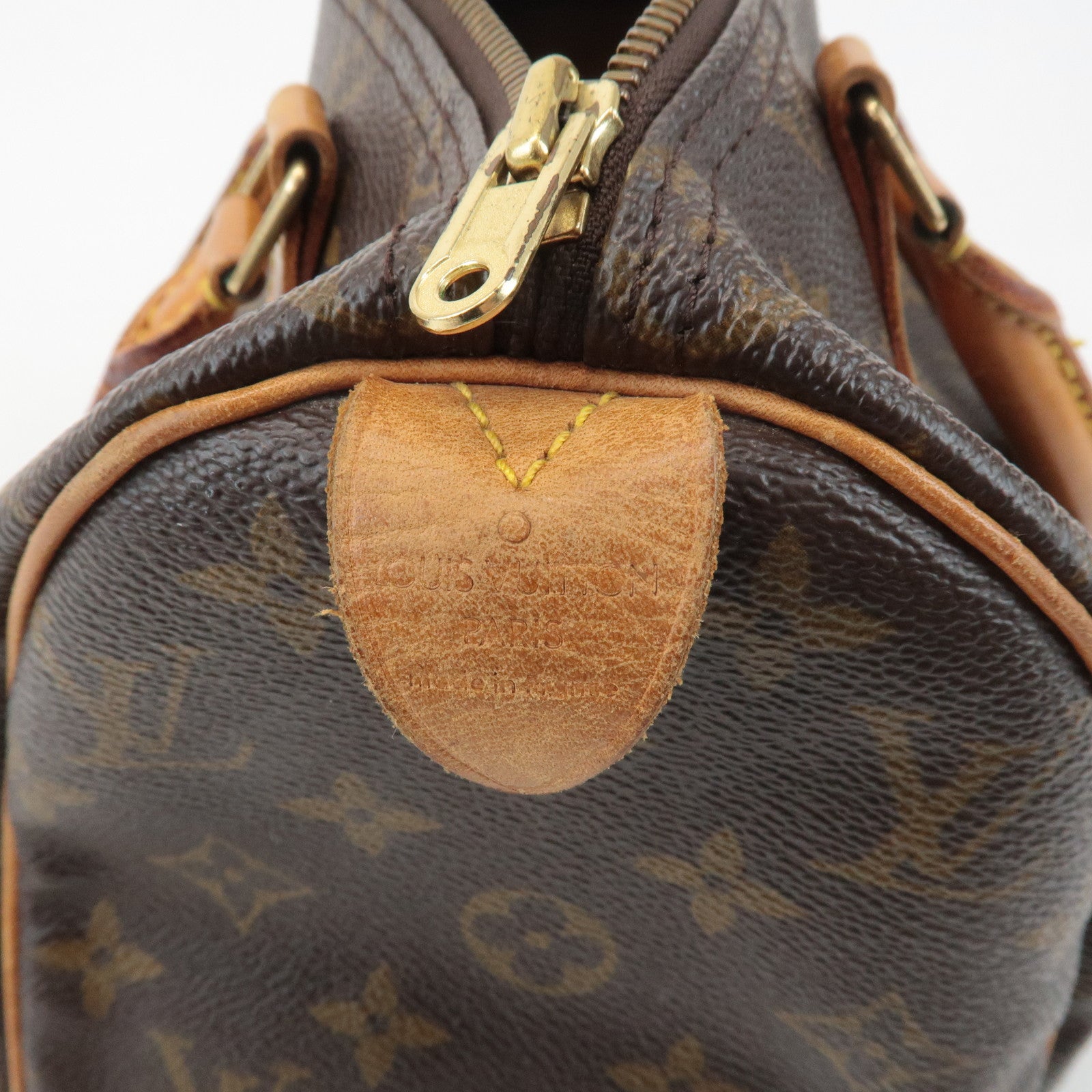 Louis Vuitton Monogram Speedy 25 Hand Bag Boston Bag M41528 Used