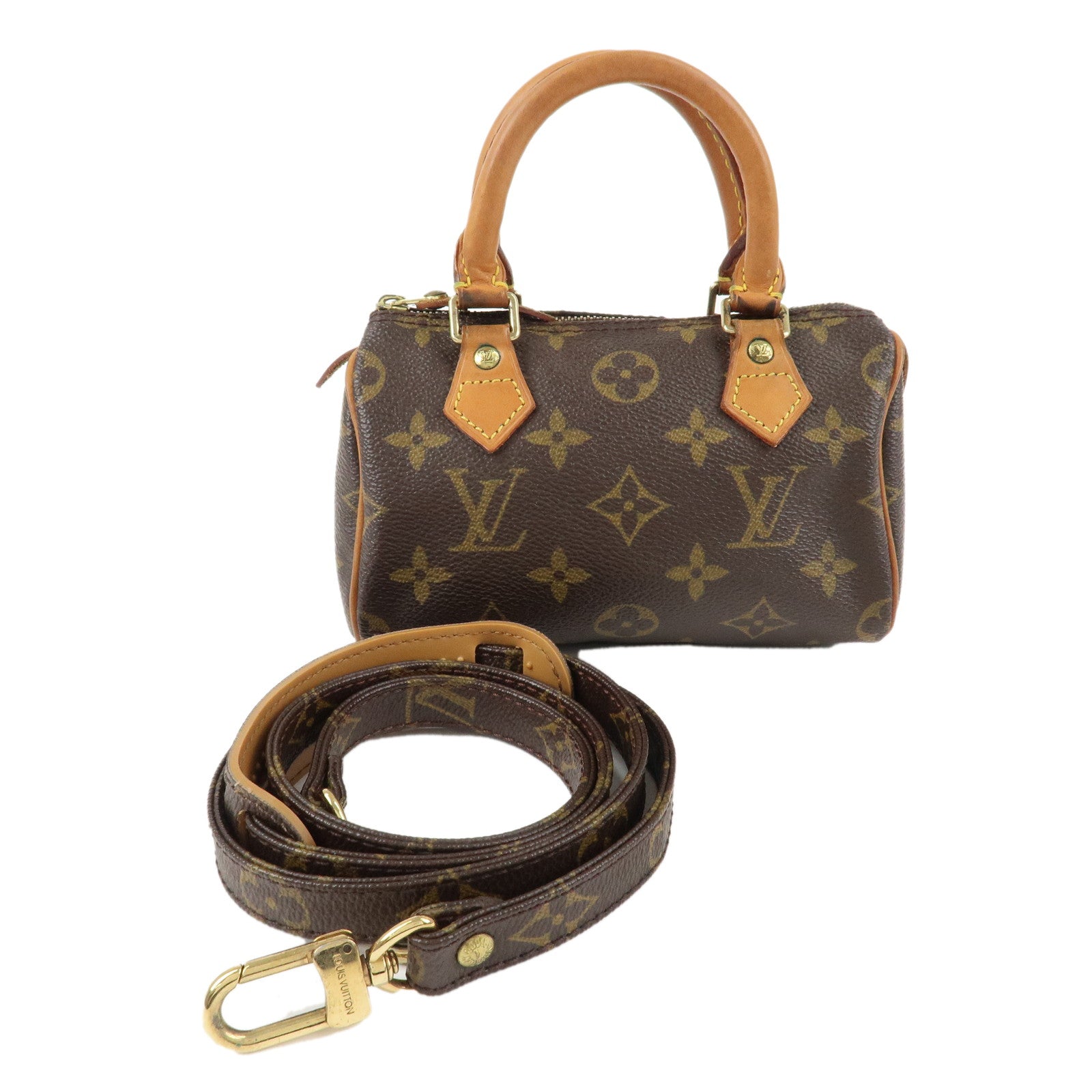 Louis Vuitton Monogram Mini Speedy 
Strap M41534 J75010 Used