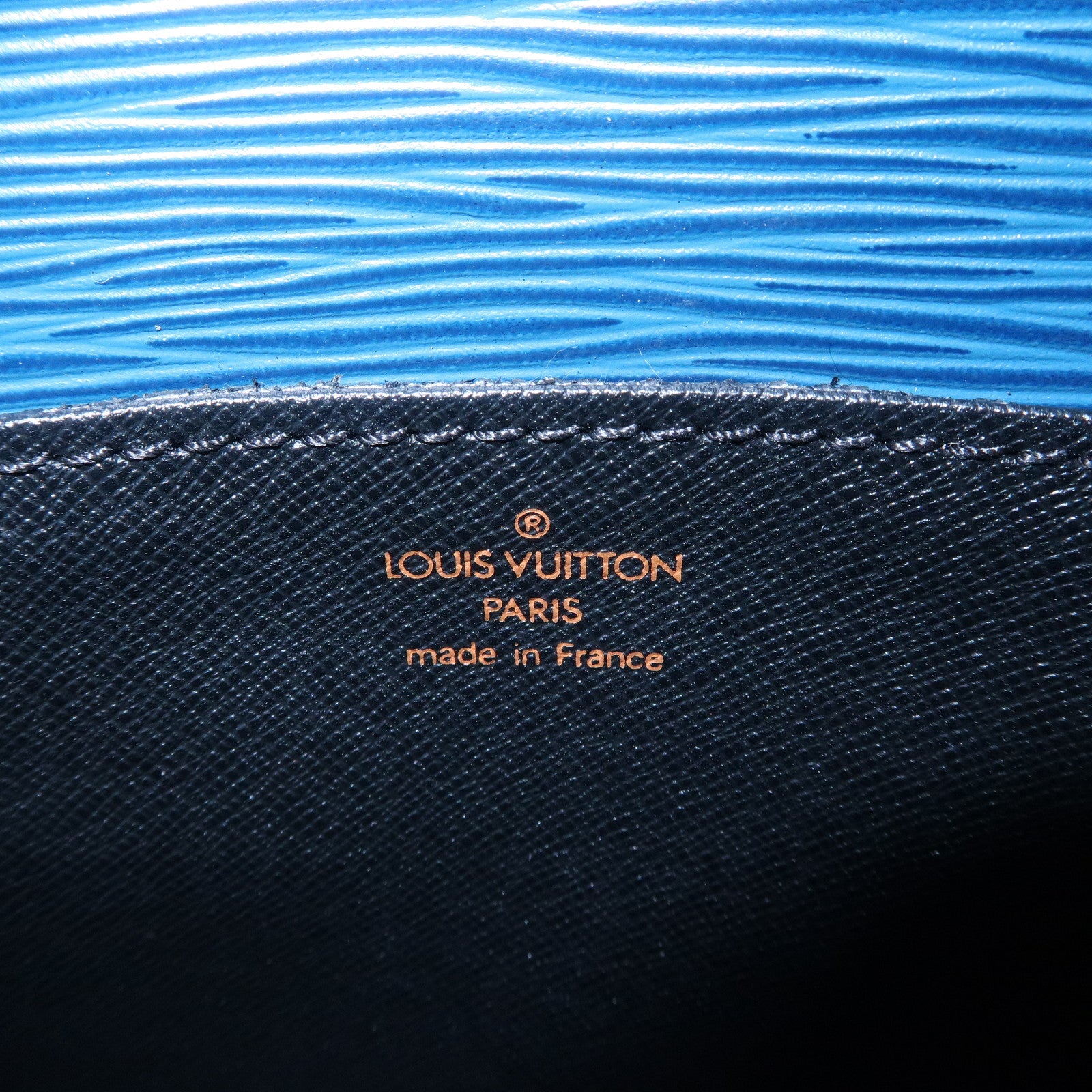 Louis Vuitton Epi Mini Saint Cloud Shoulder Bag Blue M52215 Used