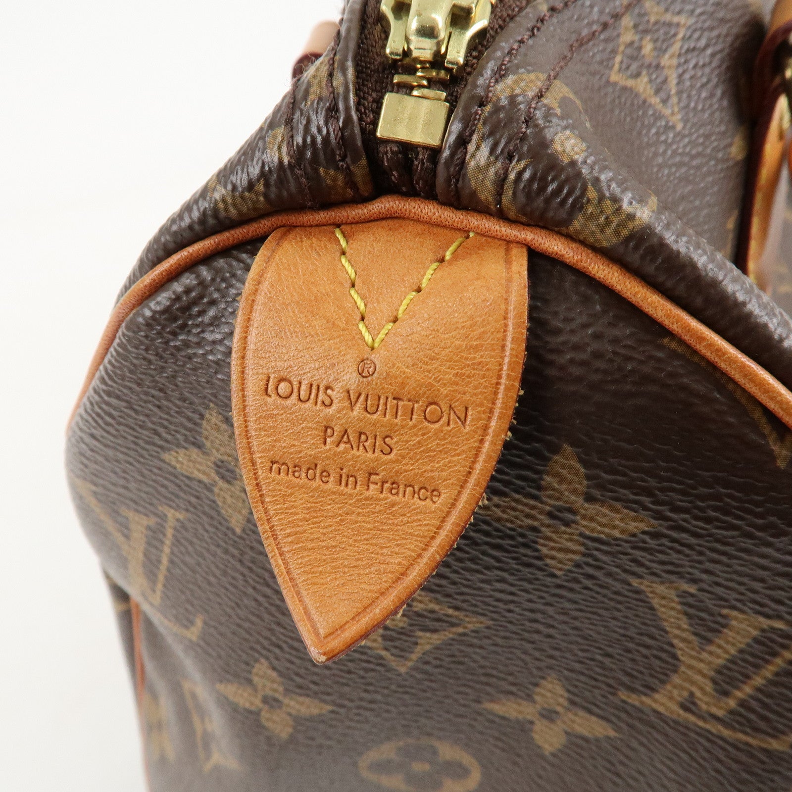 Louis Vuitton Monogram Speedy 25 Hand Bag Boston Bag M41109 Used