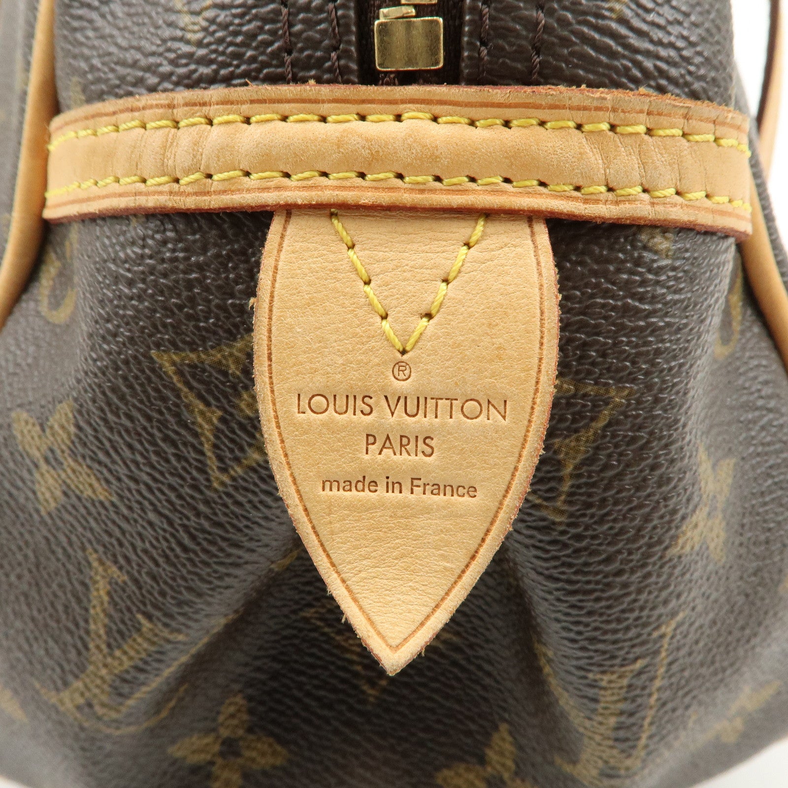 Louis Vuitton Monogram Montorgueil PM Hand Bag Brown M95565 Used