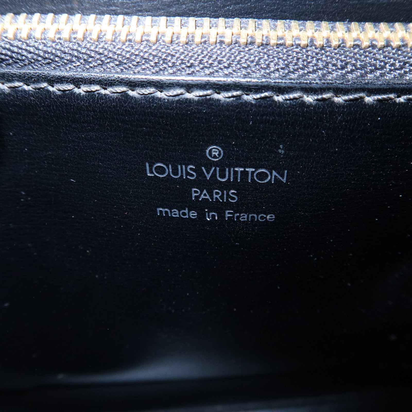 Louis Vuitton Epi Leather Malesherbes Hand Bag Black M52372