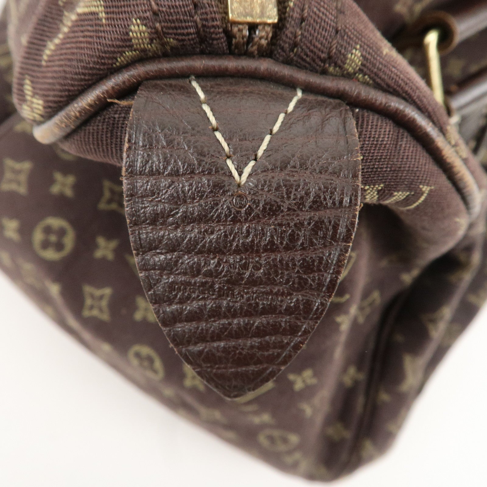 Louis Vuitton Monogram Mini Lin Speedy 30 Boston Bag Ebene M95224 Used