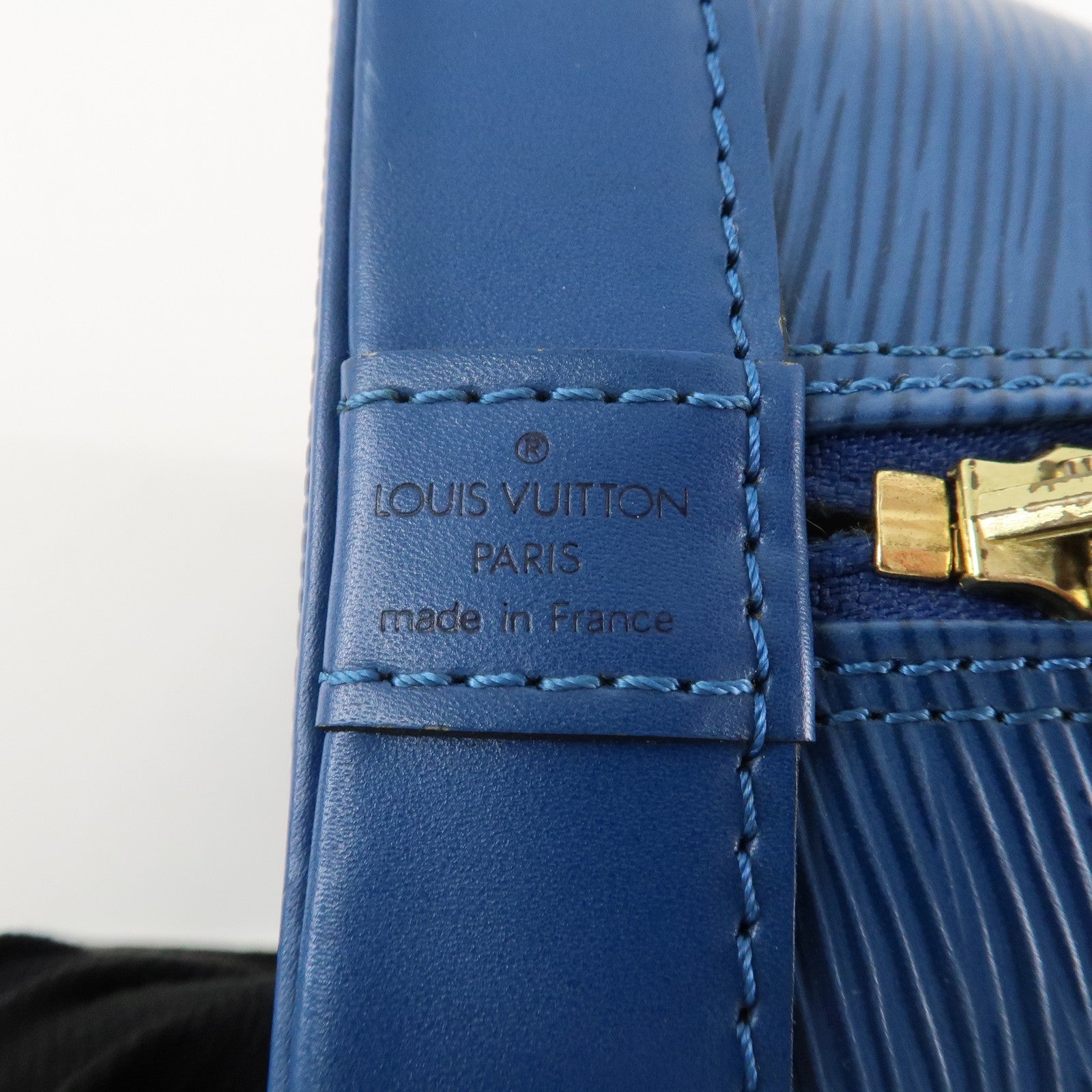 Louis Vuitton Epi Alma Hand Bag Toledo Blue M52145