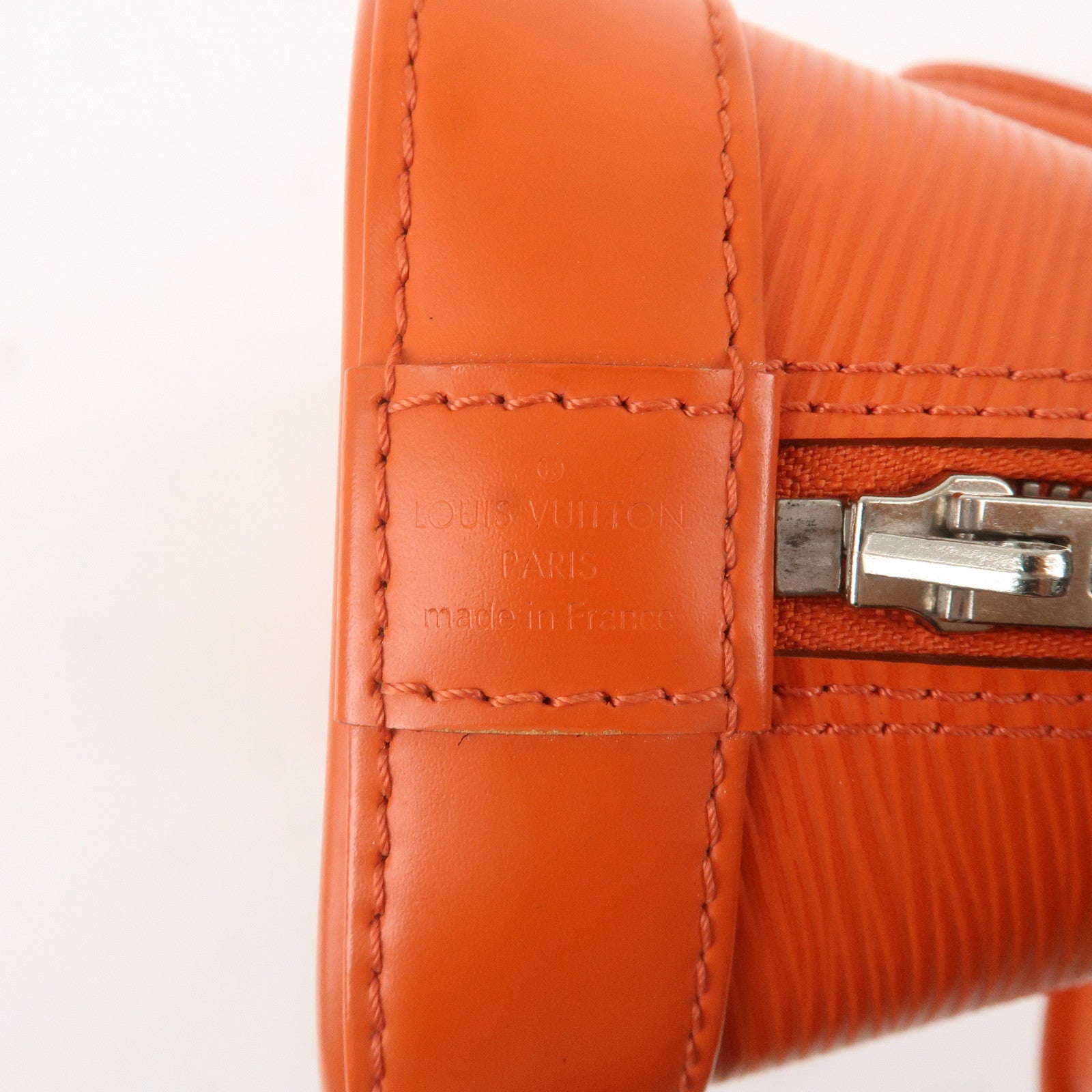 Louis Vuitton Epi Alma BB 2Way Bag Hand Bag Orange M40854