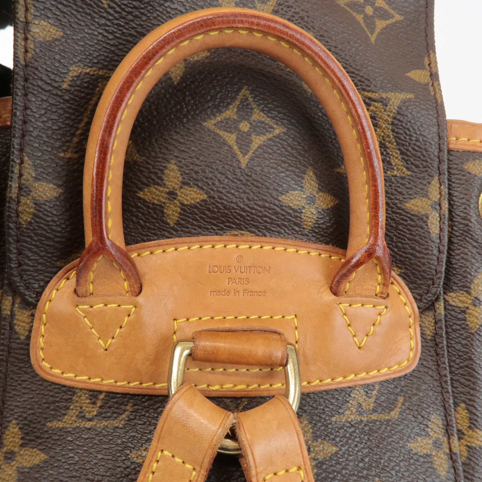 Louis Vuitton Monogram Mini Montsouris Back Pack Brown M51137 Used