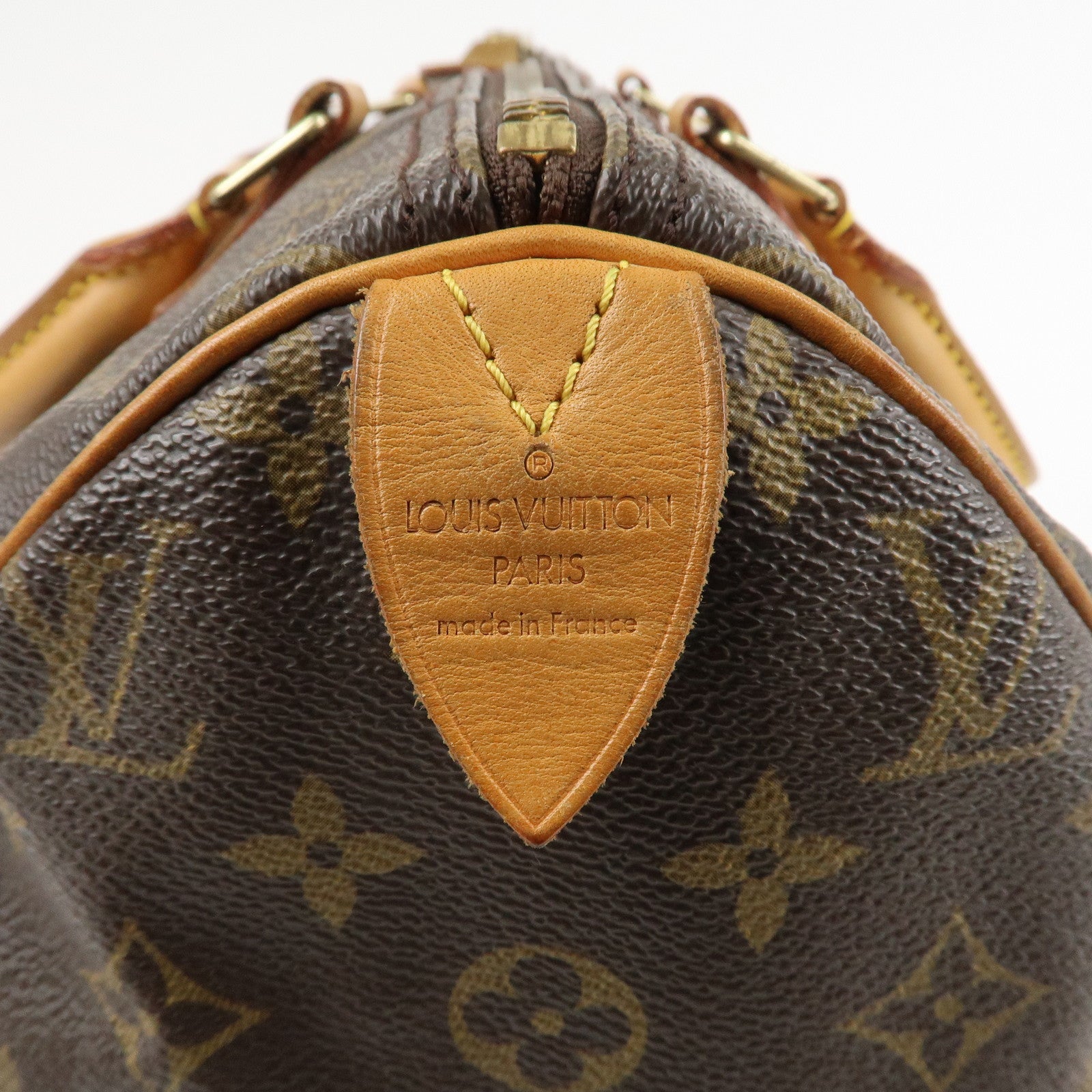 Louis Vuitton Monogram Speedy 30 Hand Bag Boston Bag M41526 Used