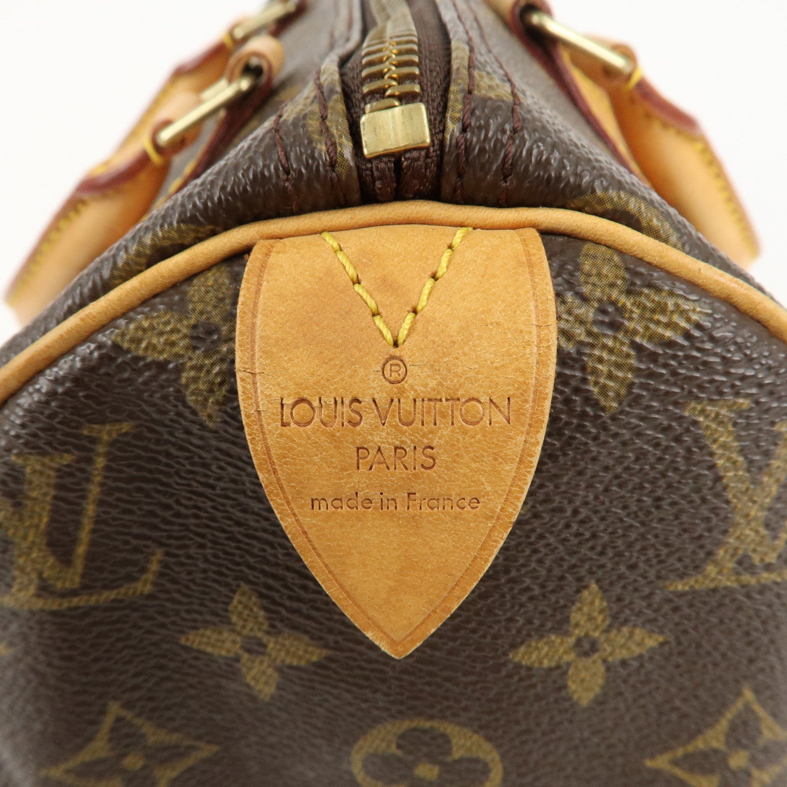 Louis Vuitton Monogram Speedy 30 Hand Bag Boston Bag M41526 Used