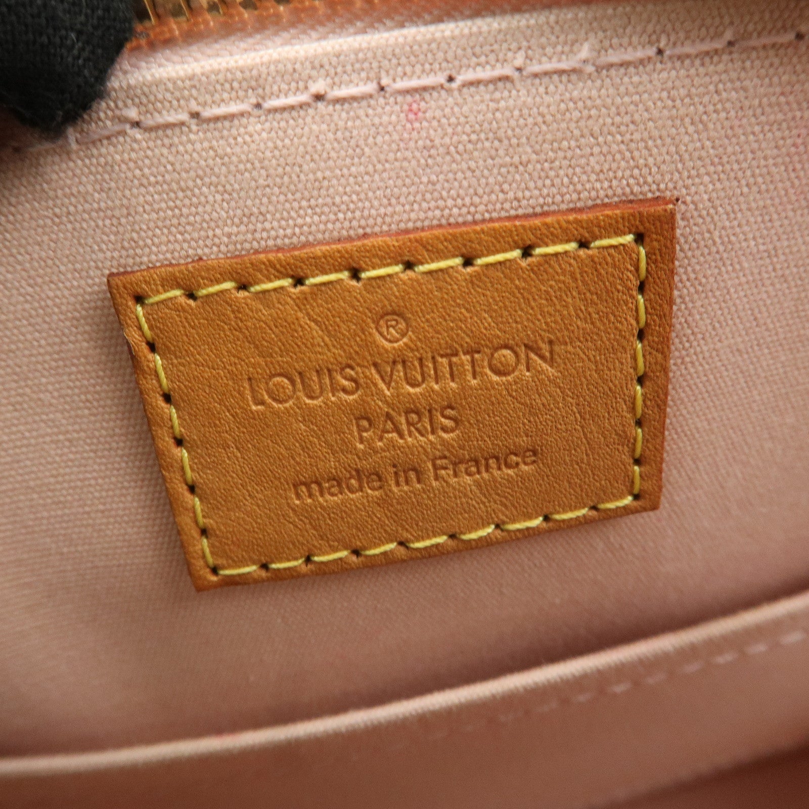 Louis Vuitton Monogram Vernis Alma BB Rose Angelique M90064