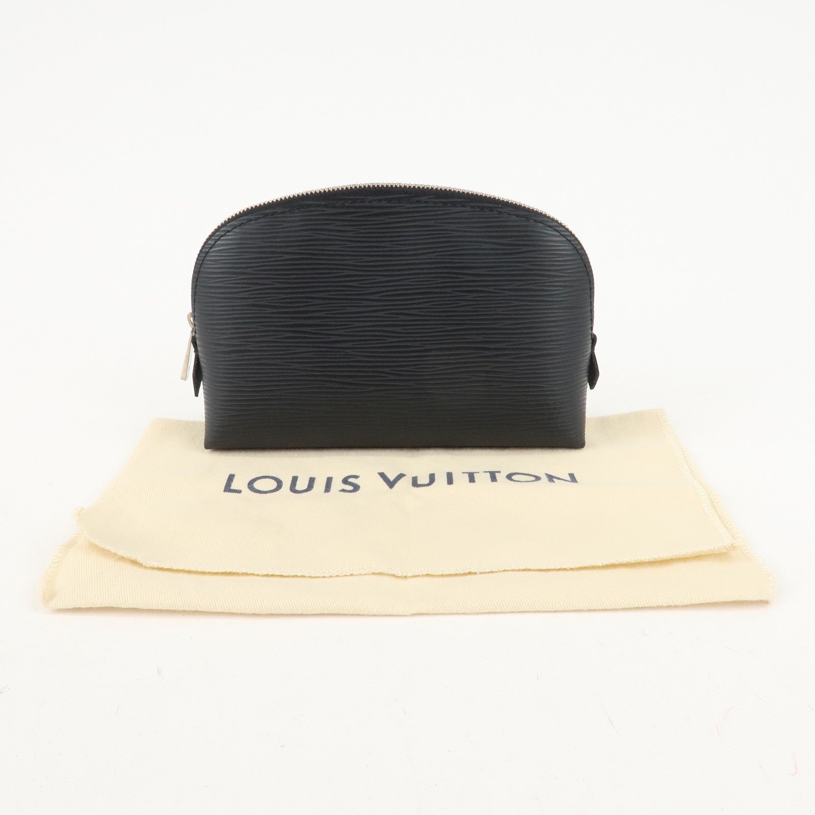 Louis Vuitton Epi Pochette Cosmetic Pouch Noir M41348