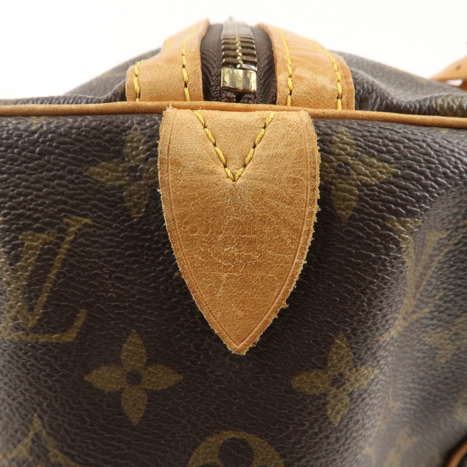 Louis Vuitton Monogram Sac Souple 35 Boston Bag Brown M41626