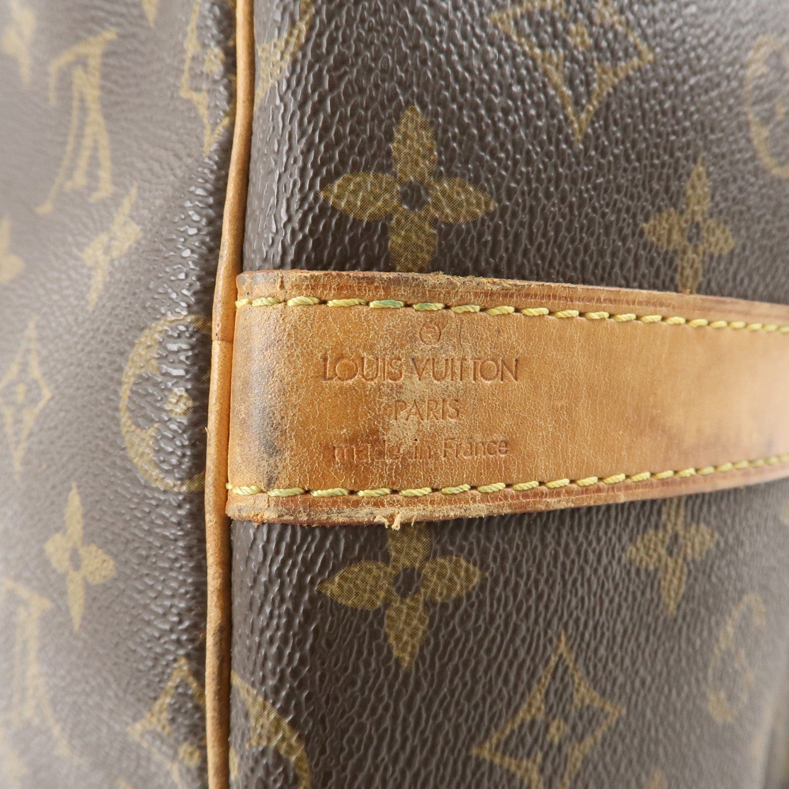 Louis Vuitton Monogram Keep All Bandouliere 55 Brown M41414 Used