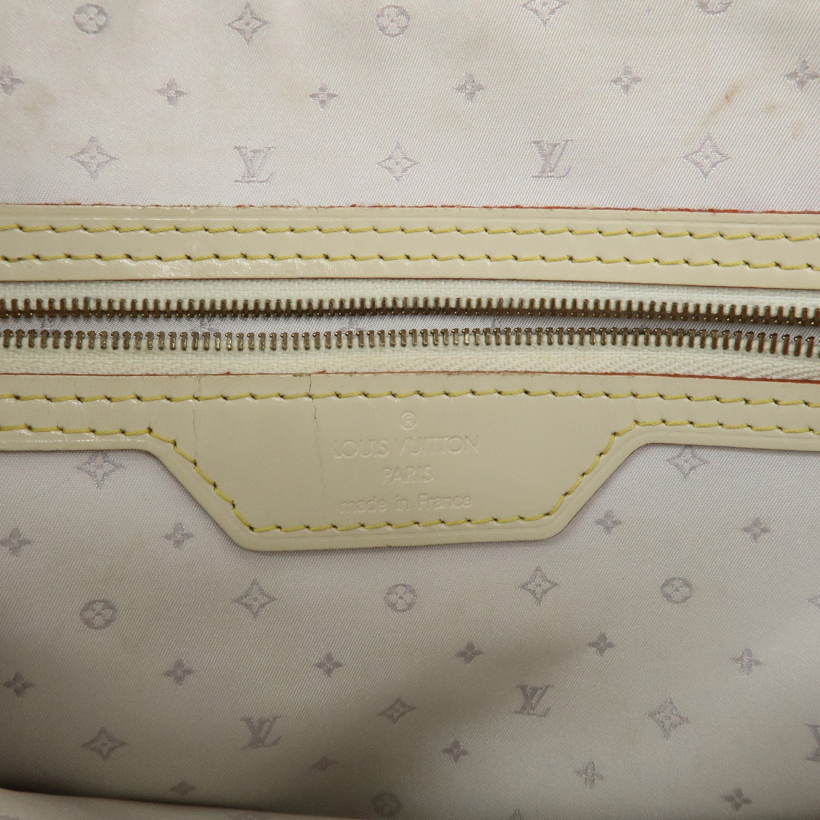 Louis Vuitton Suhari Lock It PM Hand Bag Blanc M91887 Used