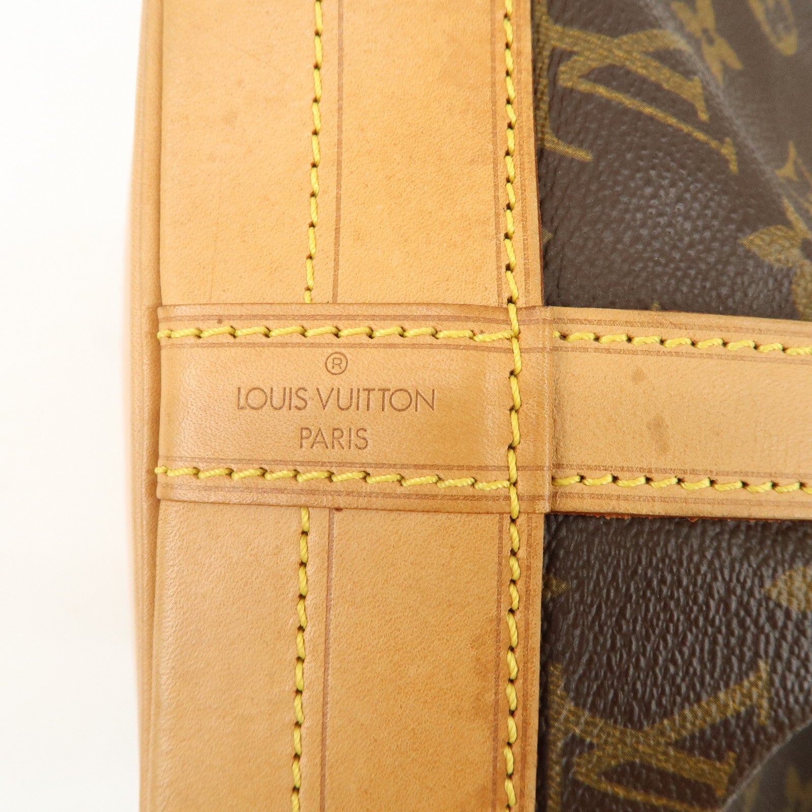 Louis Vuitton Monogram Noe Shoulder Bag Hand Bag Brown M42224