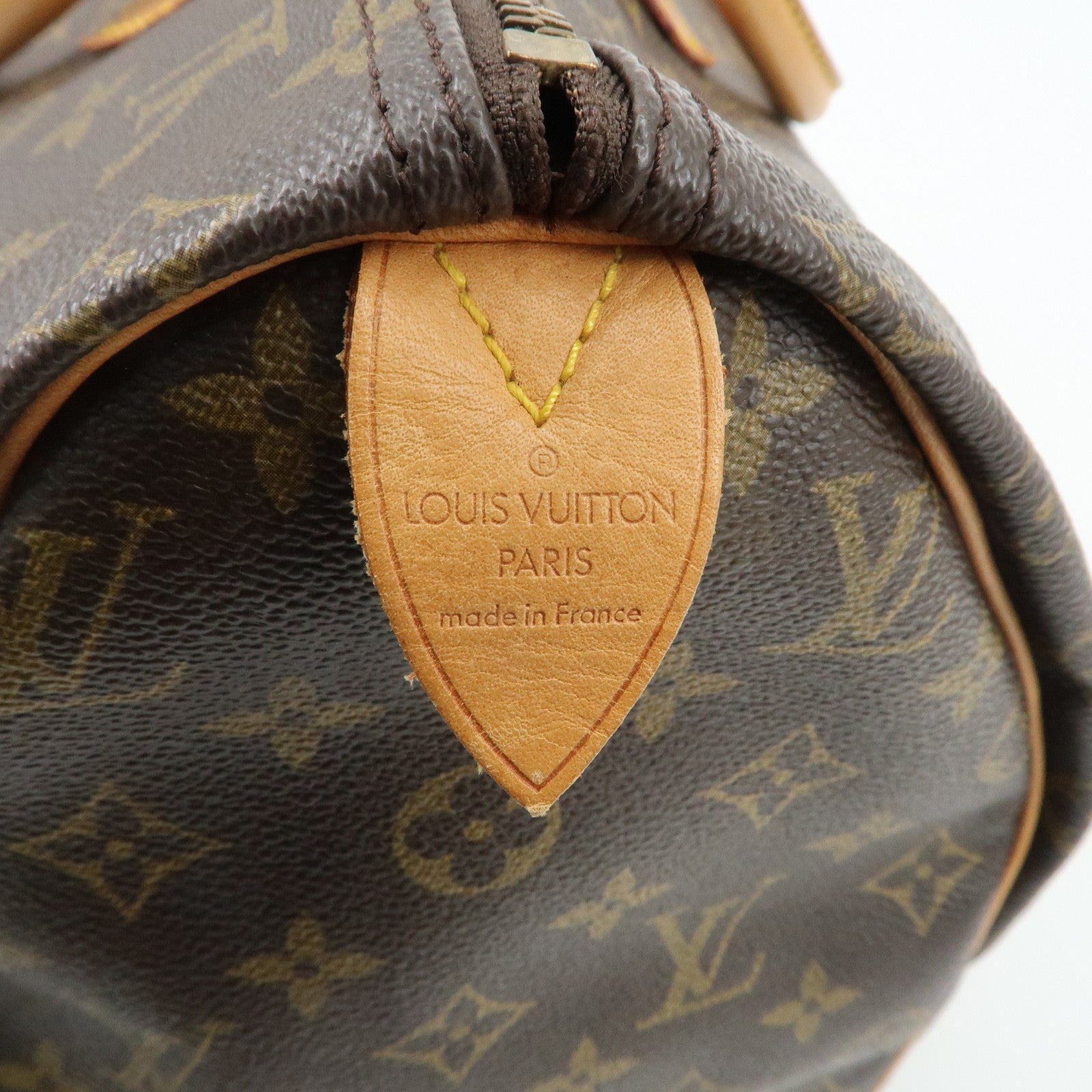 Louis Vuitton Monogram Speedy 40 Hand Bag Boston Bag M41522 Used