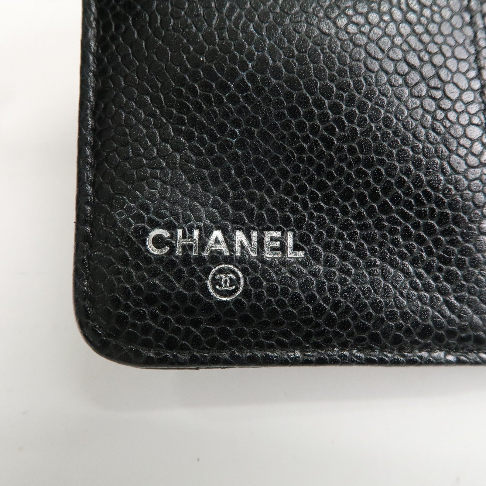 CHANEL Matelasse Canvas Skin Coco Mark Planner Cover Black