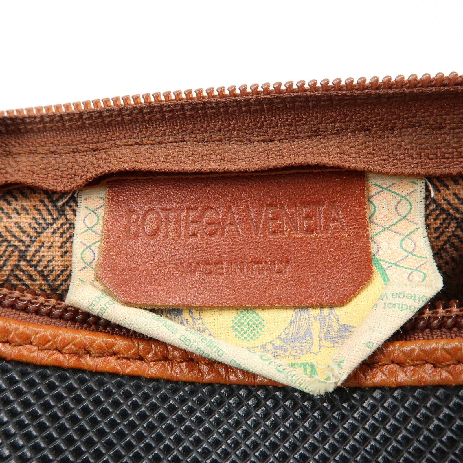 BOTTEGA VENETA Intrecciato PVC Leather Marco Polo Tassel Hand Bag