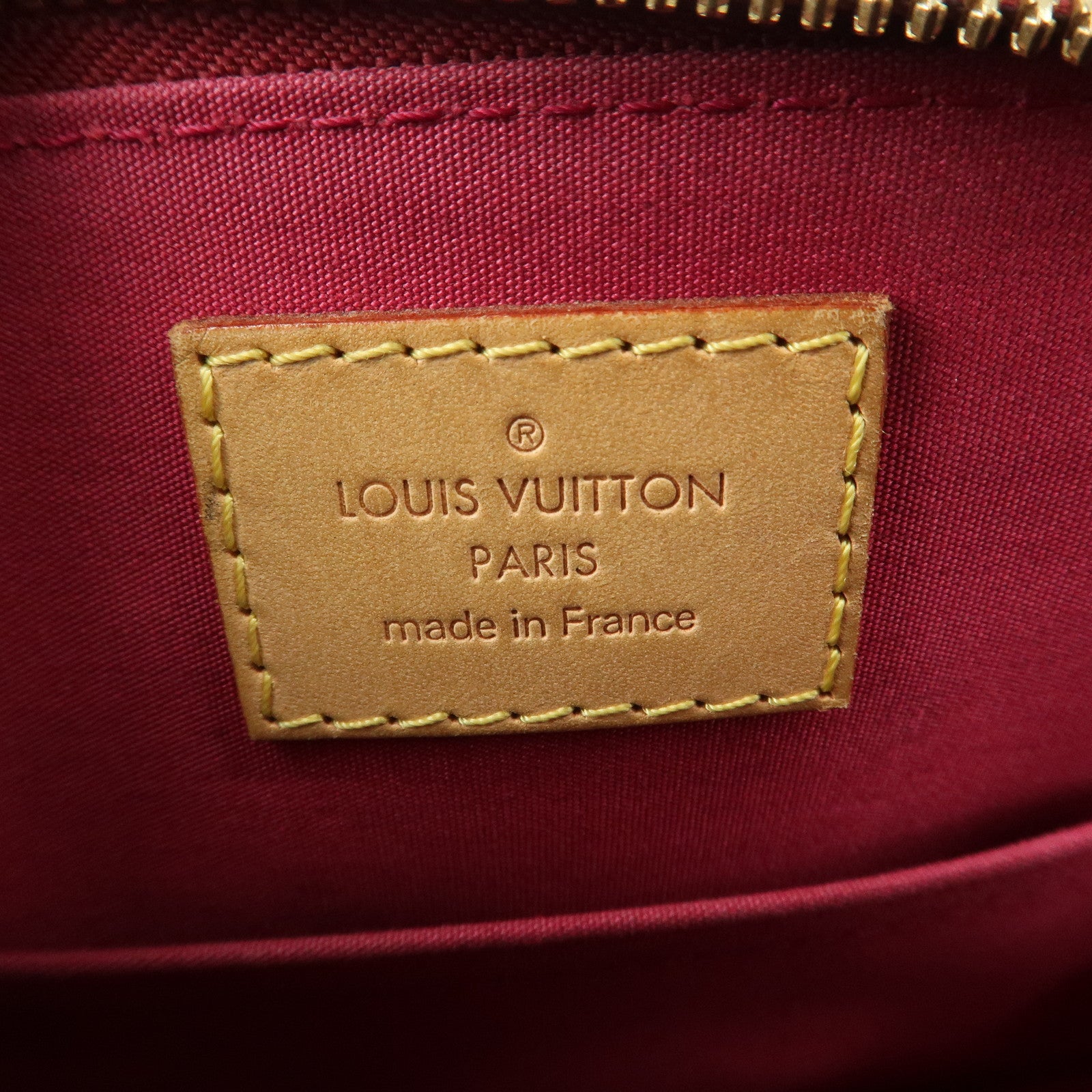 Louis Vuitton Monogram Vernis Alma BB 2Way Bag Rose Indien M91771