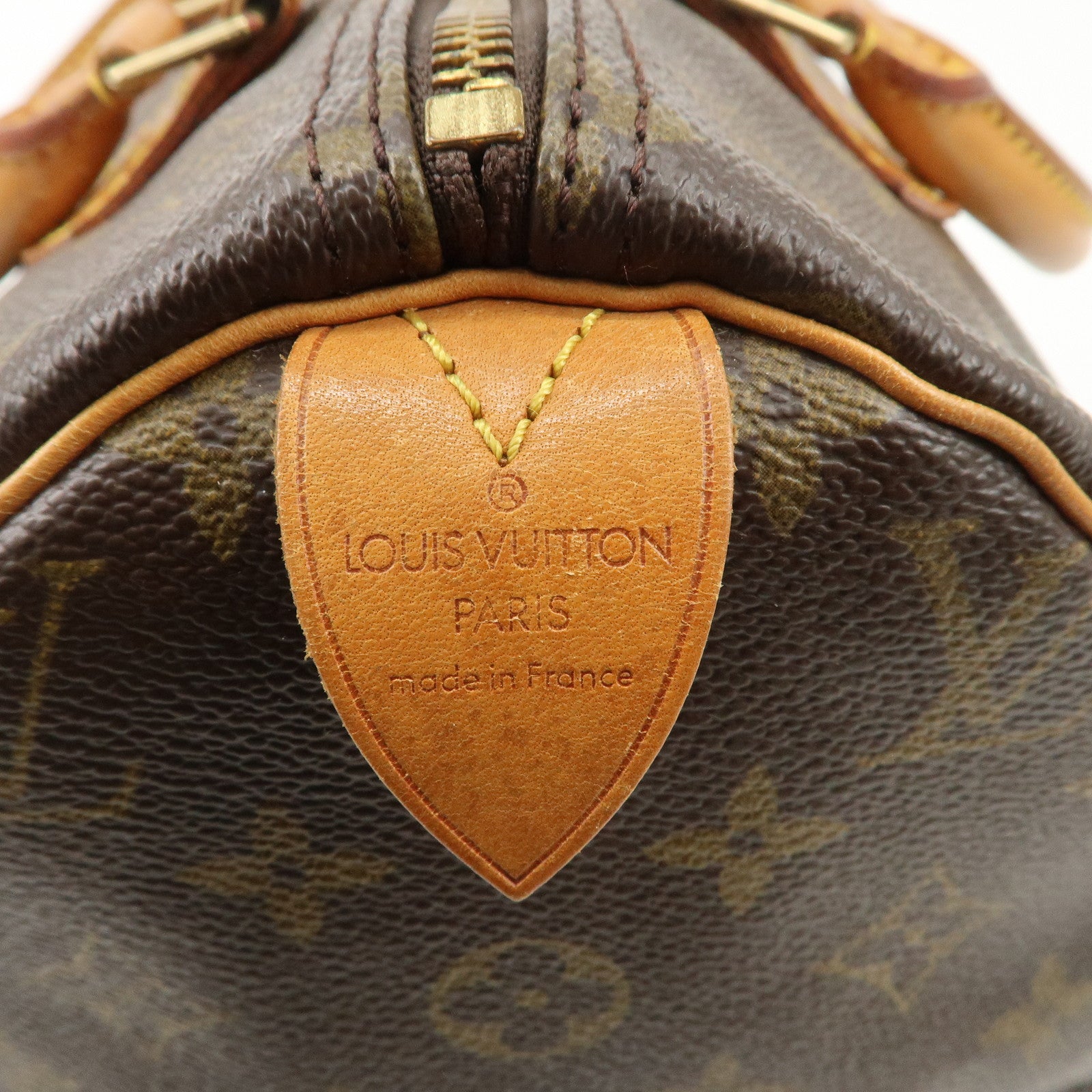 Louis Vuitton Monogram Speedy 30 Hand Bag Boston Bag M41526 Used