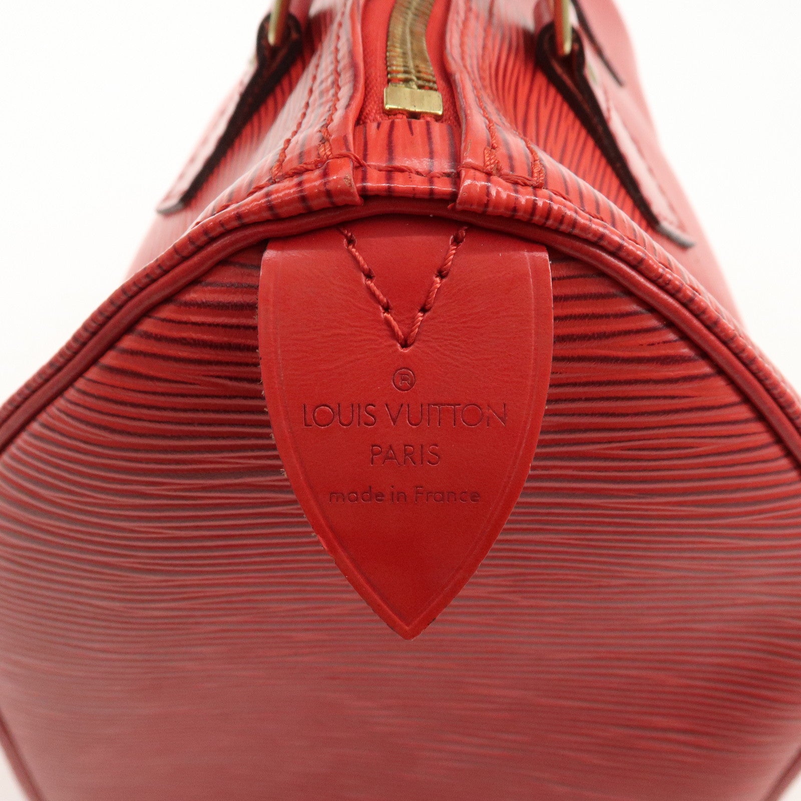 Louis Vuitton Epi Speedy 25 Hand Bag Castilian Red M43017 Used