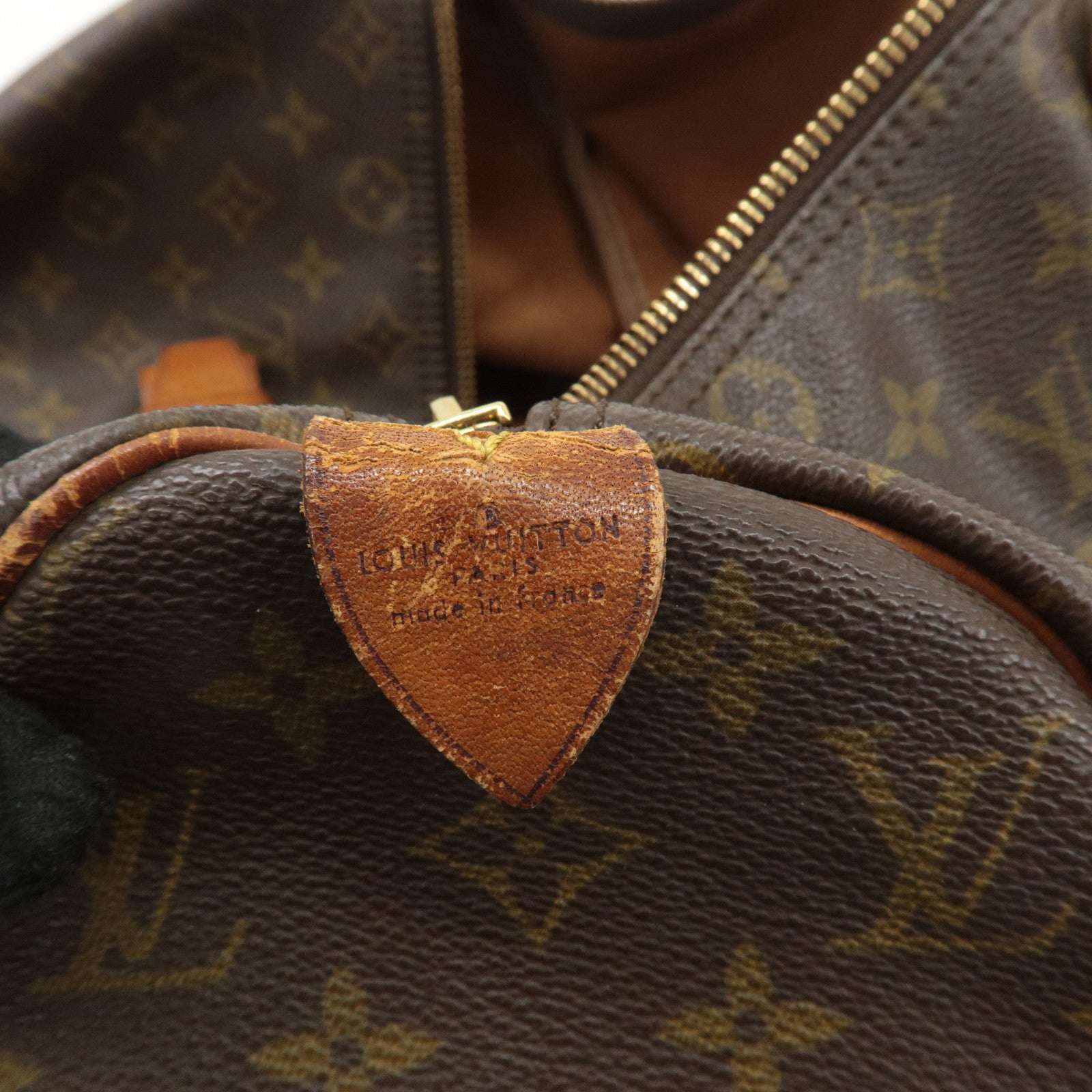 Louis Vuitton Monogram Keep All 45 Boston Bag Brown M41428