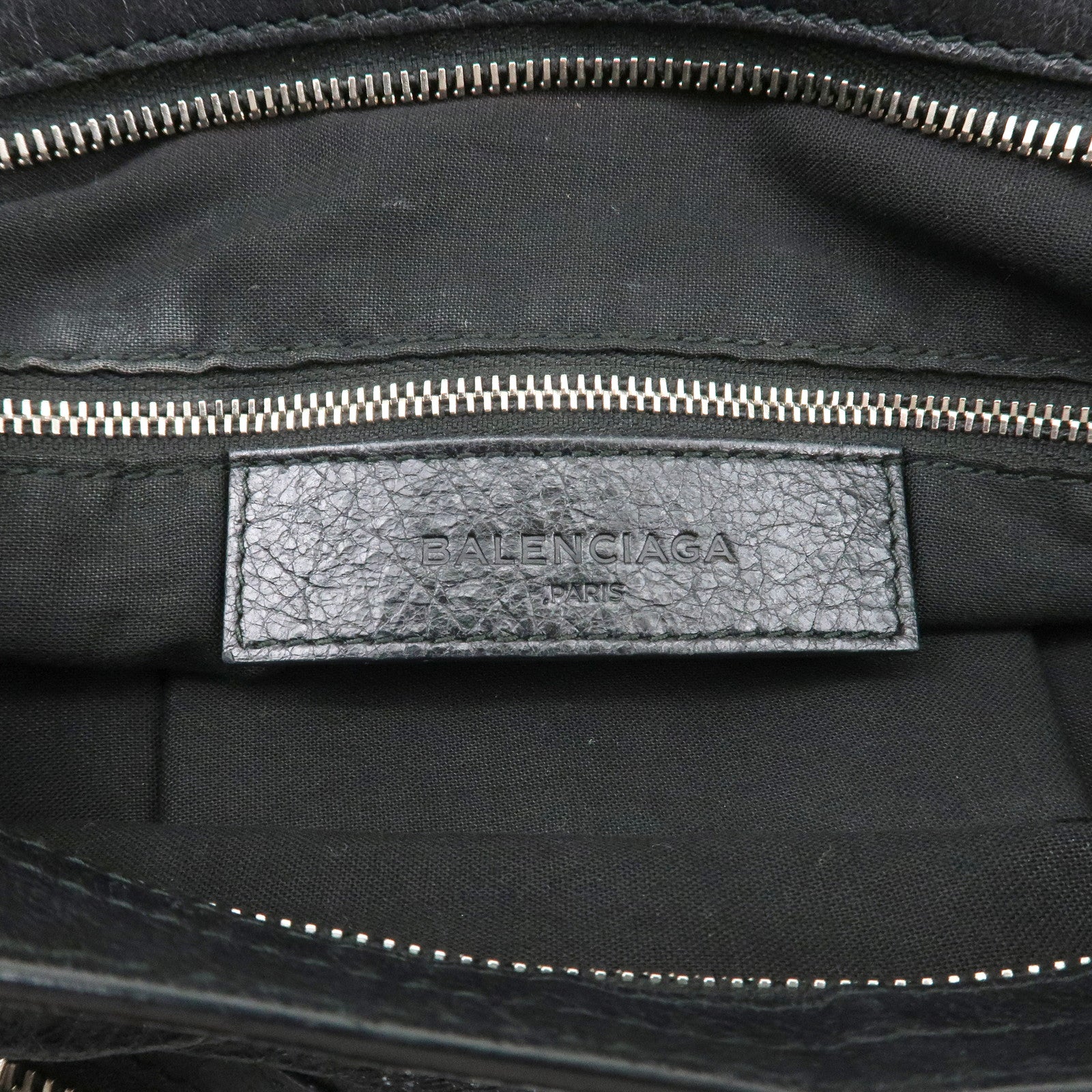 BALENCIAGA The Town Leather 2way Bag Hand Bag Black 240579