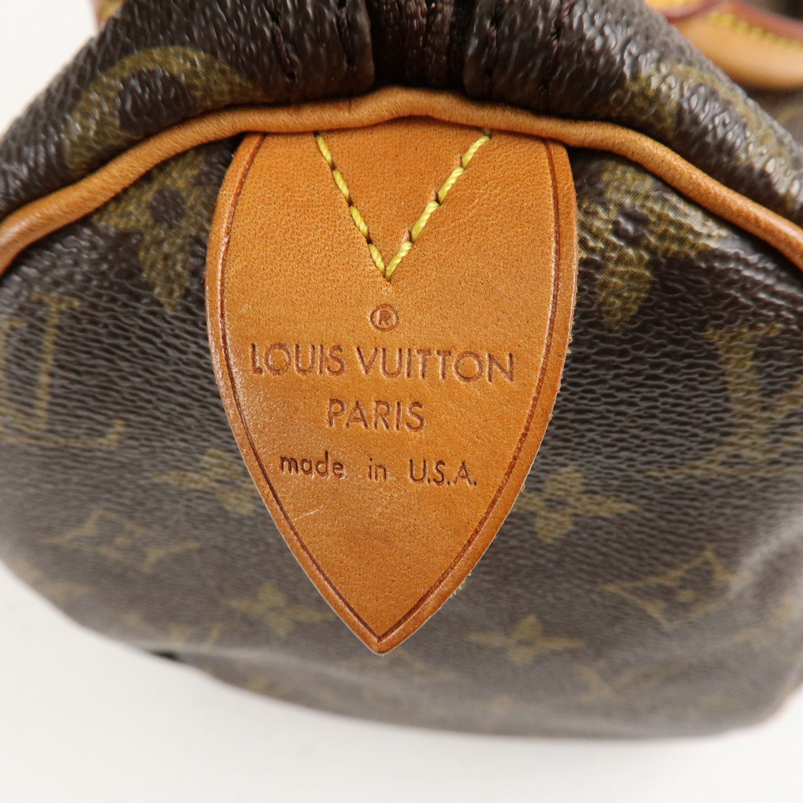 Louis Vuitton Monogram Speedy 30 Hand Bag Boston Bag M41526 Used