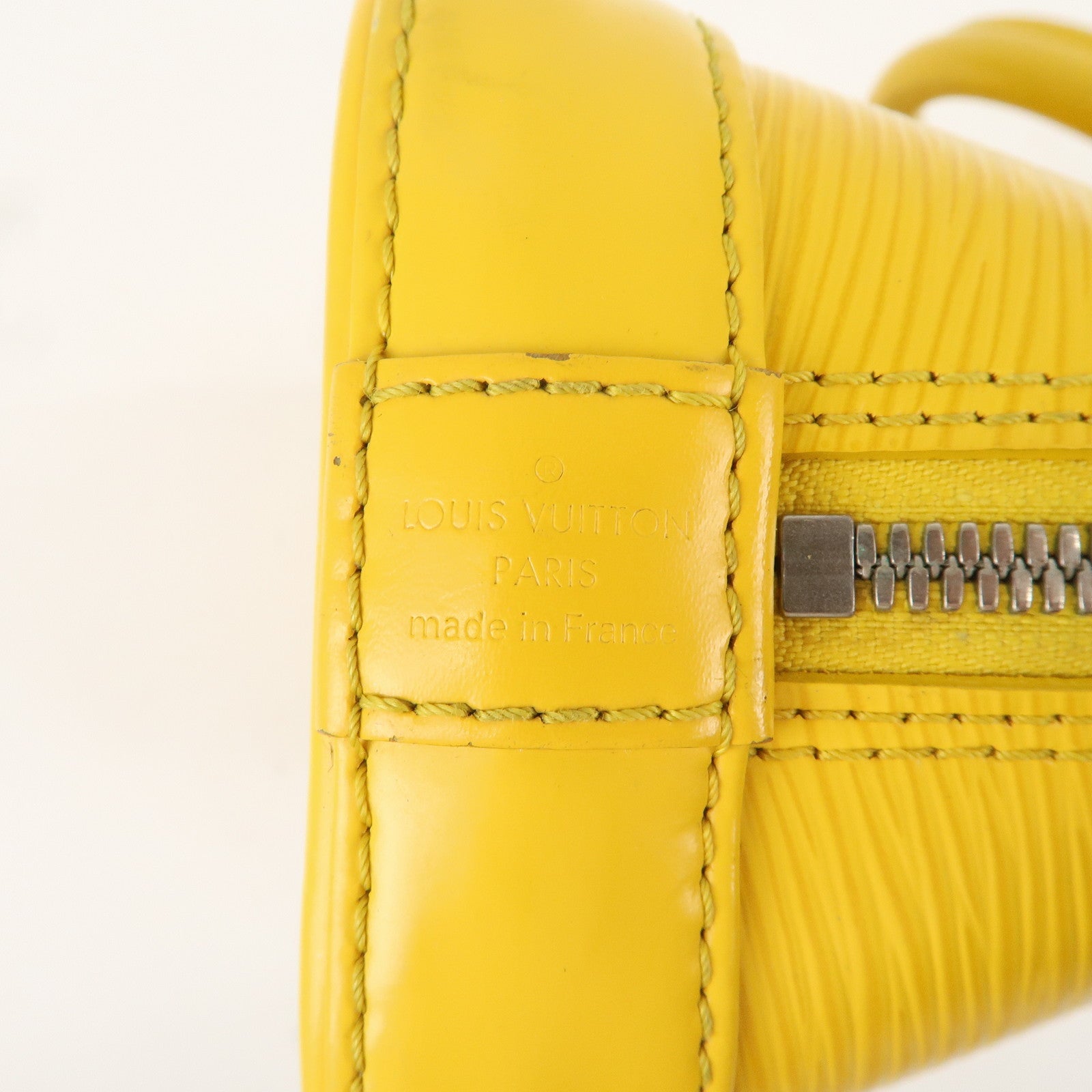 Louis Vuitton Epi Alma BB Hand Bag Citron M40866