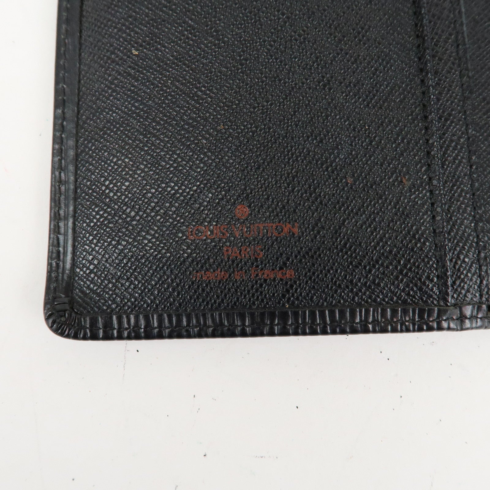 Louis Vuitton Set of 2 Epi Long Wallet Black M63752 M63252