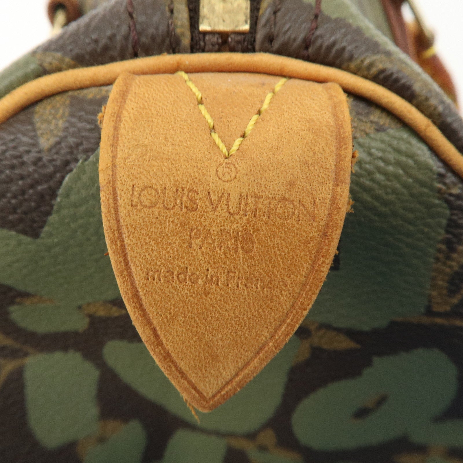 Louis Vuitton Monogram Graffiti Speedy 30 Khaki Brown M92194 Used